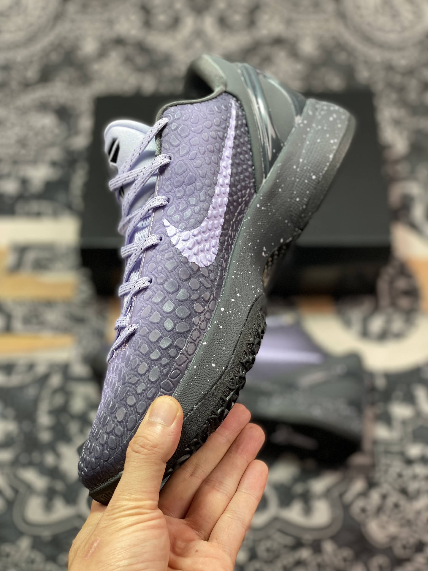 NK Zoom Kobe 6 科比六代签名实战篮球鞋 星空黑紫 DM2825-001