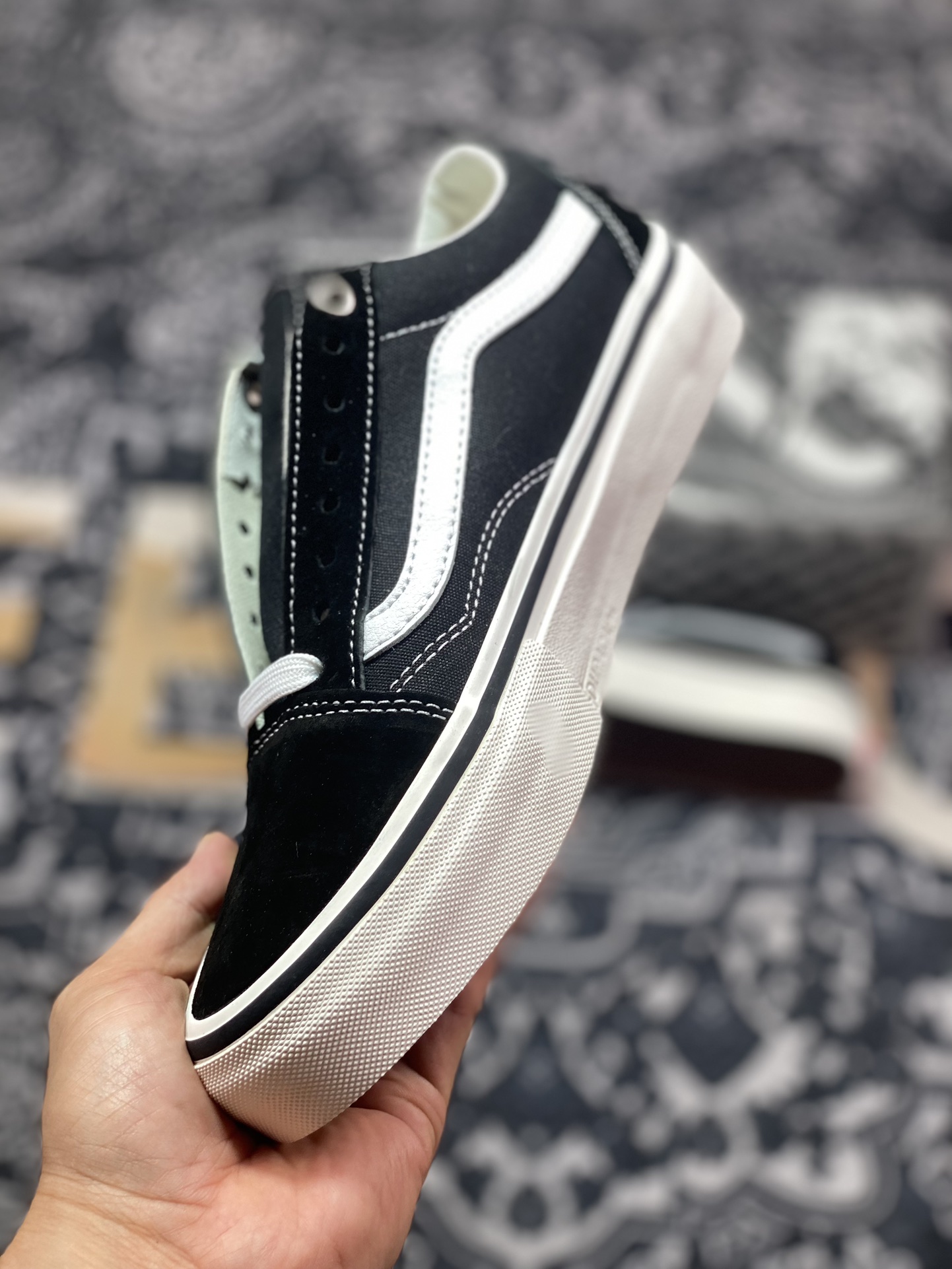 PALACE x Vans Old Skool 休闲时尚低帮硫化帆布鞋 VNOA5KRXBA2