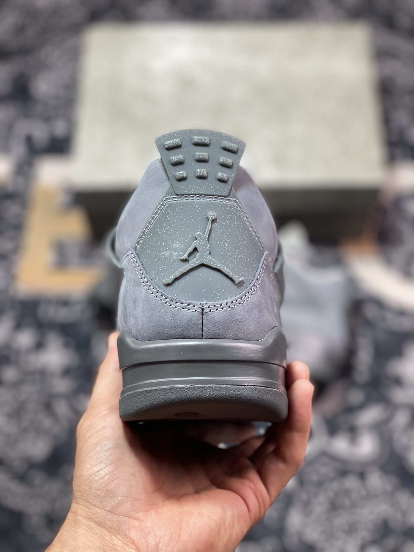 优选 原装级别 纯原 Air Jordan 4 ” Smoke Grey ” AJ4乔4 文化篮球鞋 烟灰 FQ7928-001
