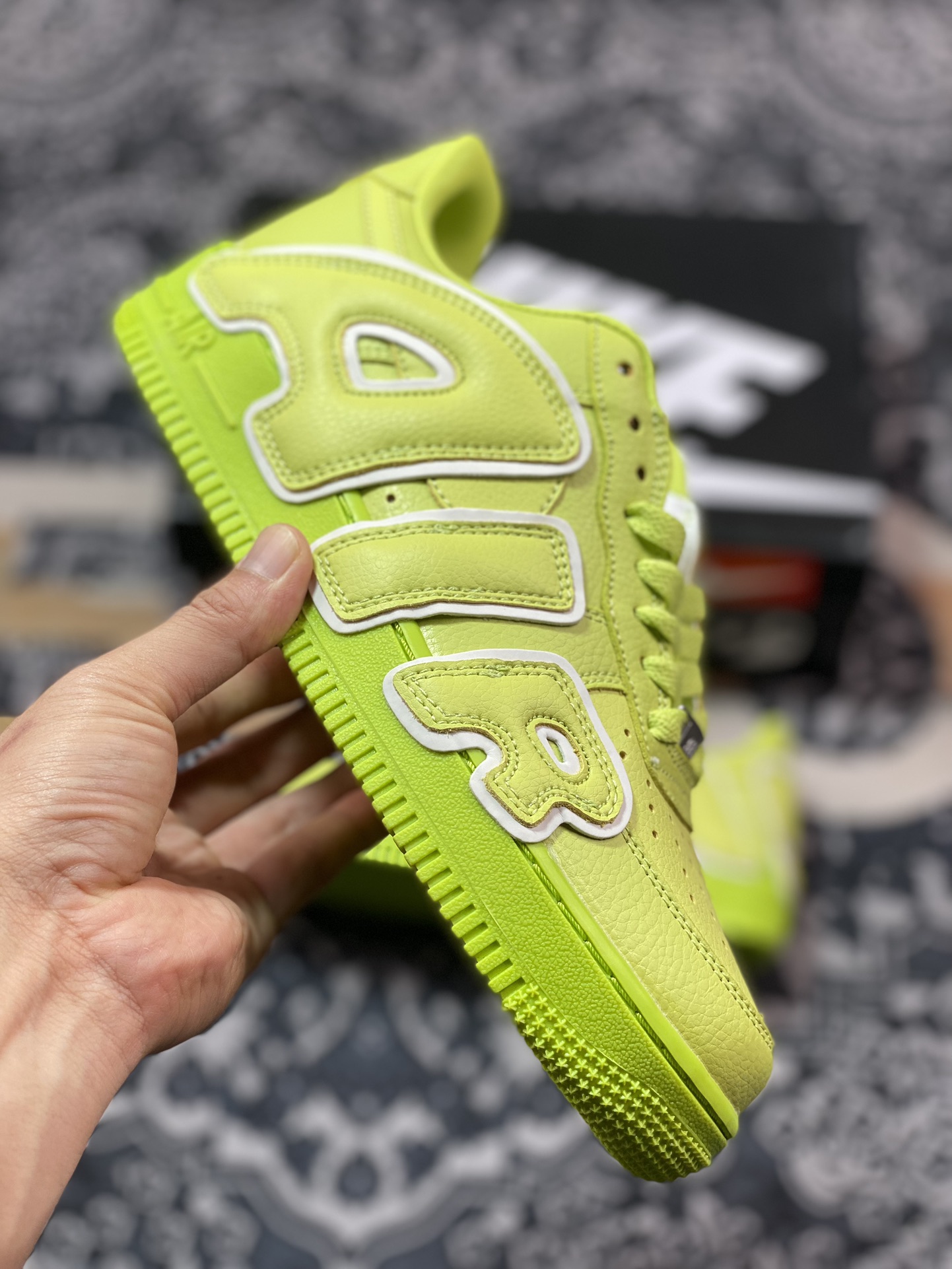 Cactus Plant Flea Market/CPFM x Nike Air Force 1 07 Low”CPFM Moss”空军一号板鞋“联名苔藓绿放大补丁字母”DC4457-300