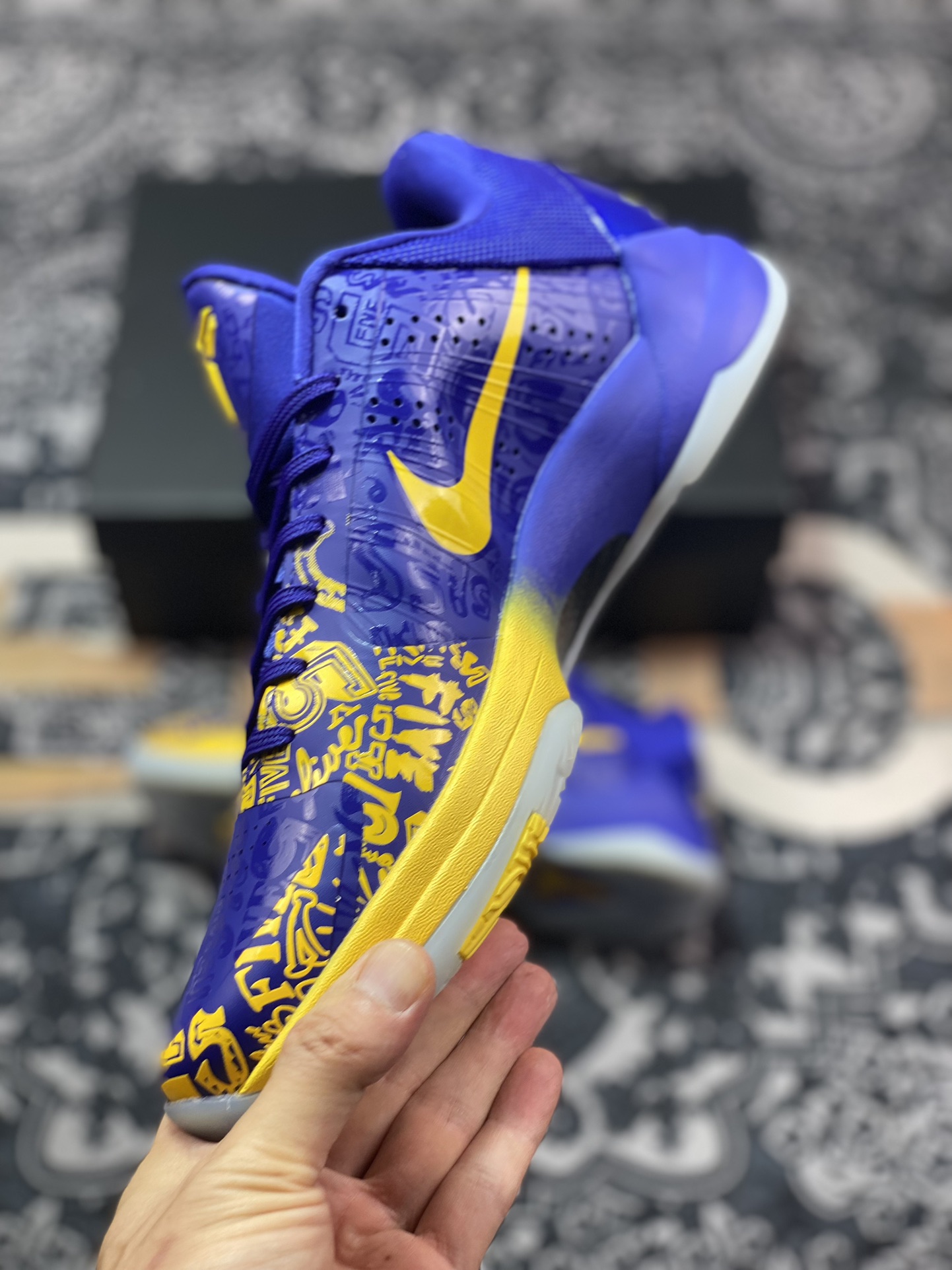 优选 原装级别 纯原Nike Zoom Kobe 5 Protro ”5 Rings” 五冠王 科比5 减震防滑耐磨包裹性支撑 低帮 篮球鞋 CD4991-400