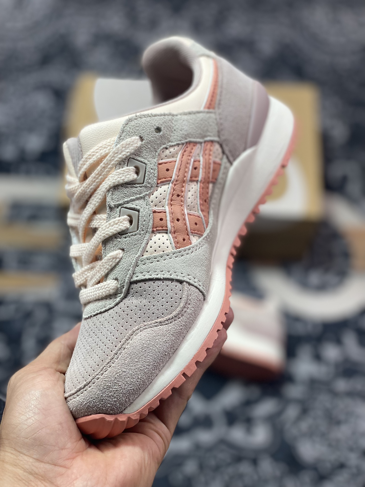 亚瑟士ASICS Gel Lyte III OG”Fawn/Salmon”亚瑟士3代系列低帮跑步鞋“三文鱼浅粉淡粉”1201A762-701