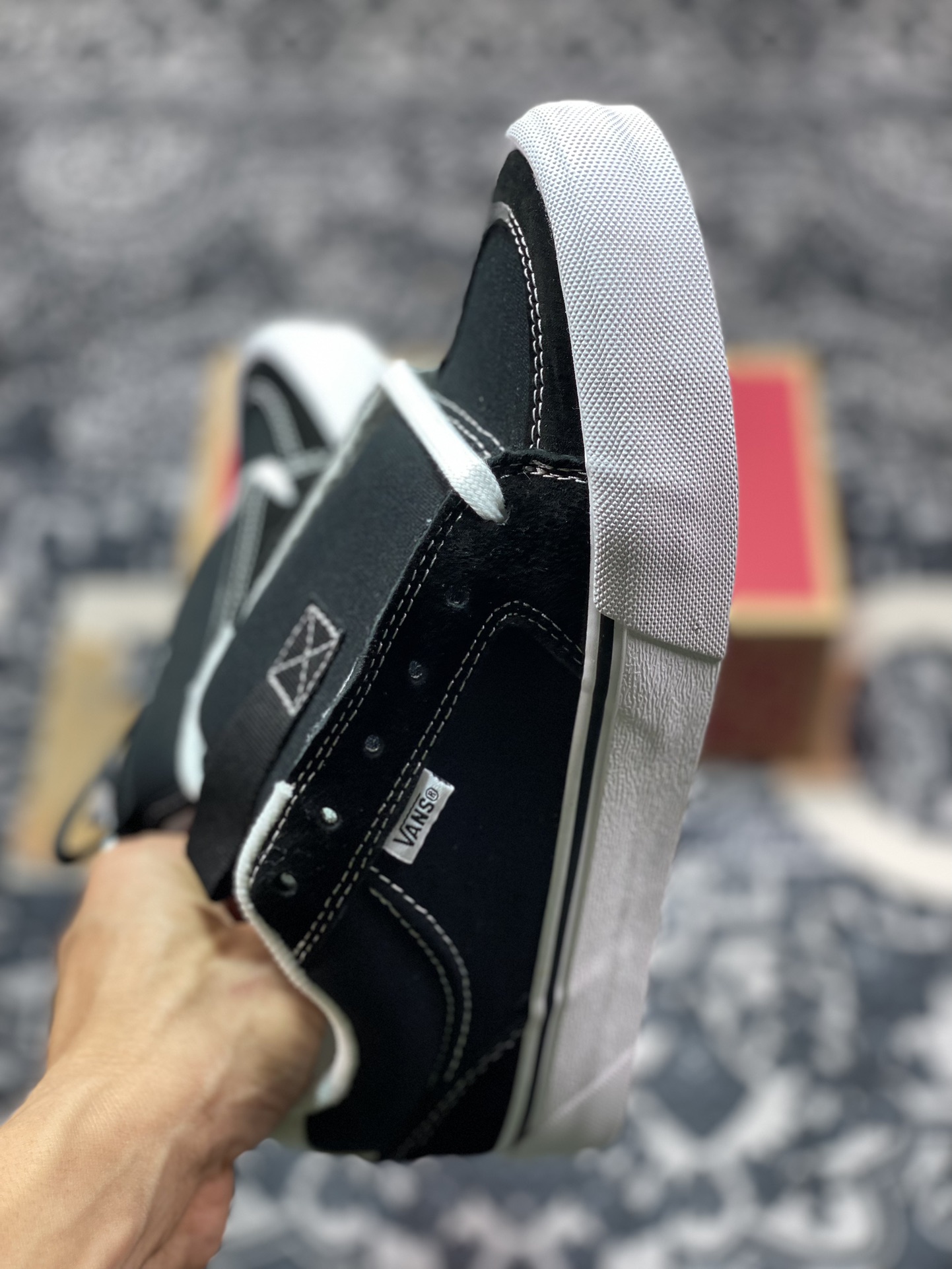 Vans Skate Chukka 黑白 官方新款 防滑低帮休闲滑板鞋