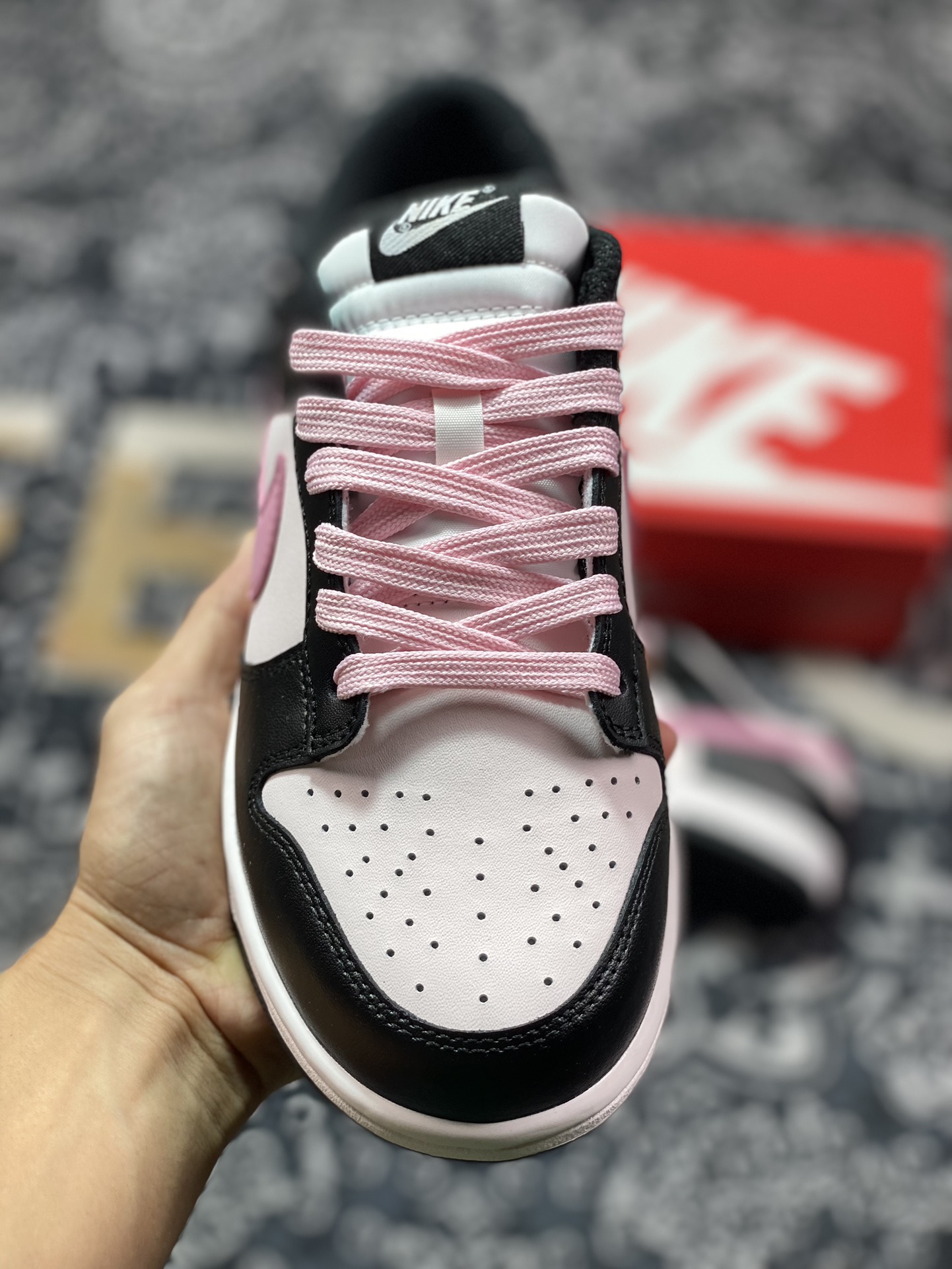 NIKE SB Dunk Low Black Pink 蒸汽木偶 雾野樱花 黑粉 CW1590-100