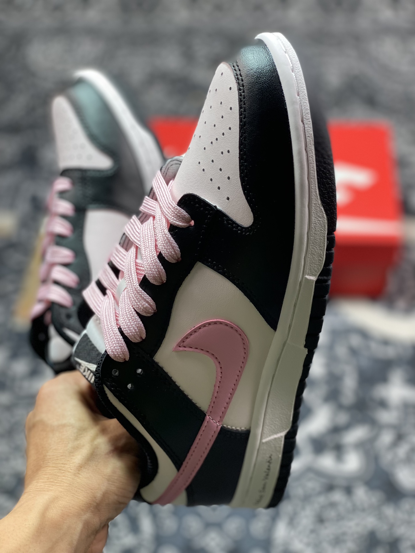 NIKE SB Dunk Low Black Pink 蒸汽木偶 雾野樱花 黑粉 CW1590-100