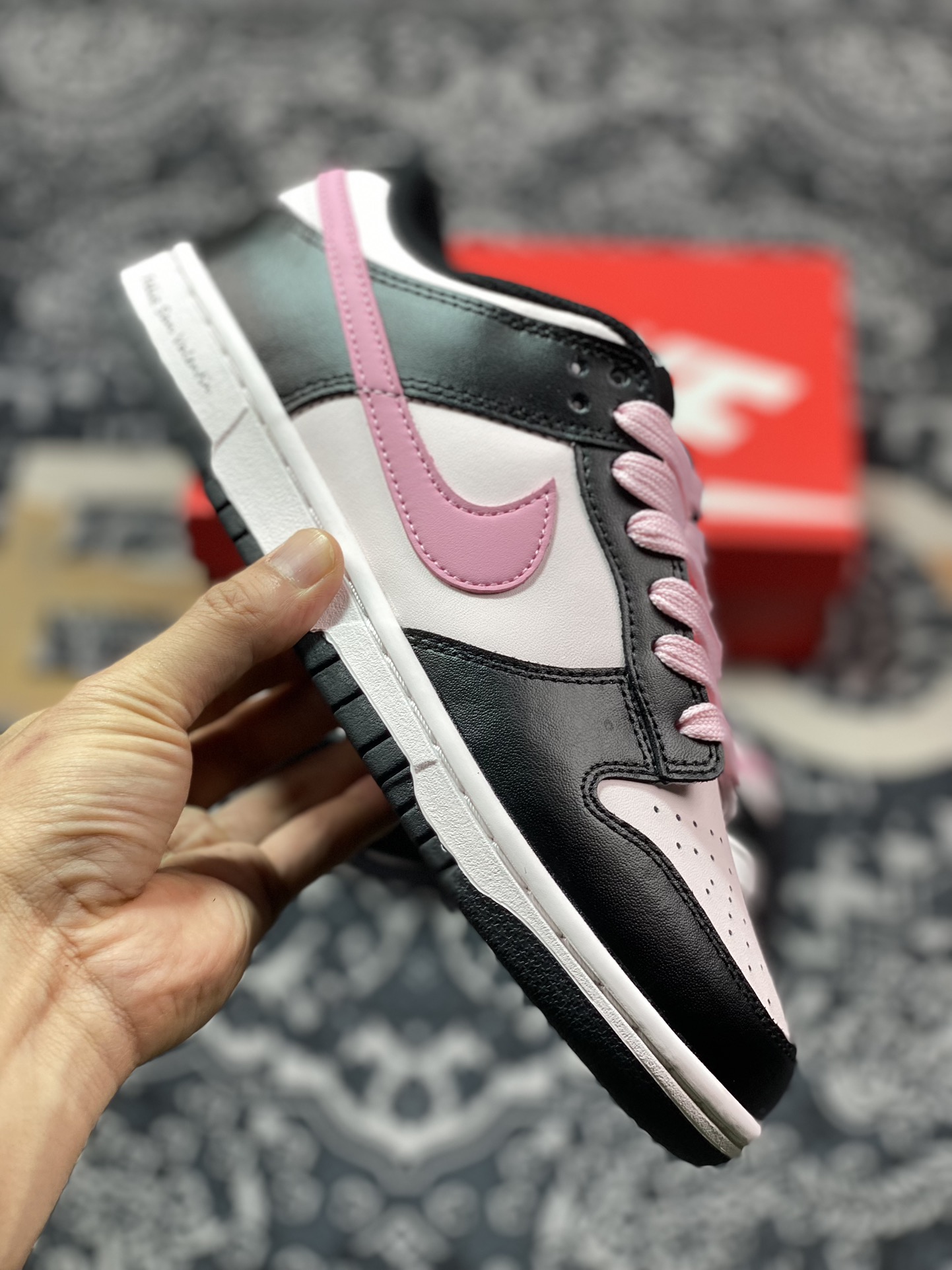 NIKE SB Dunk Low Black Pink 蒸汽木偶 雾野樱花 黑粉 CW1590-100