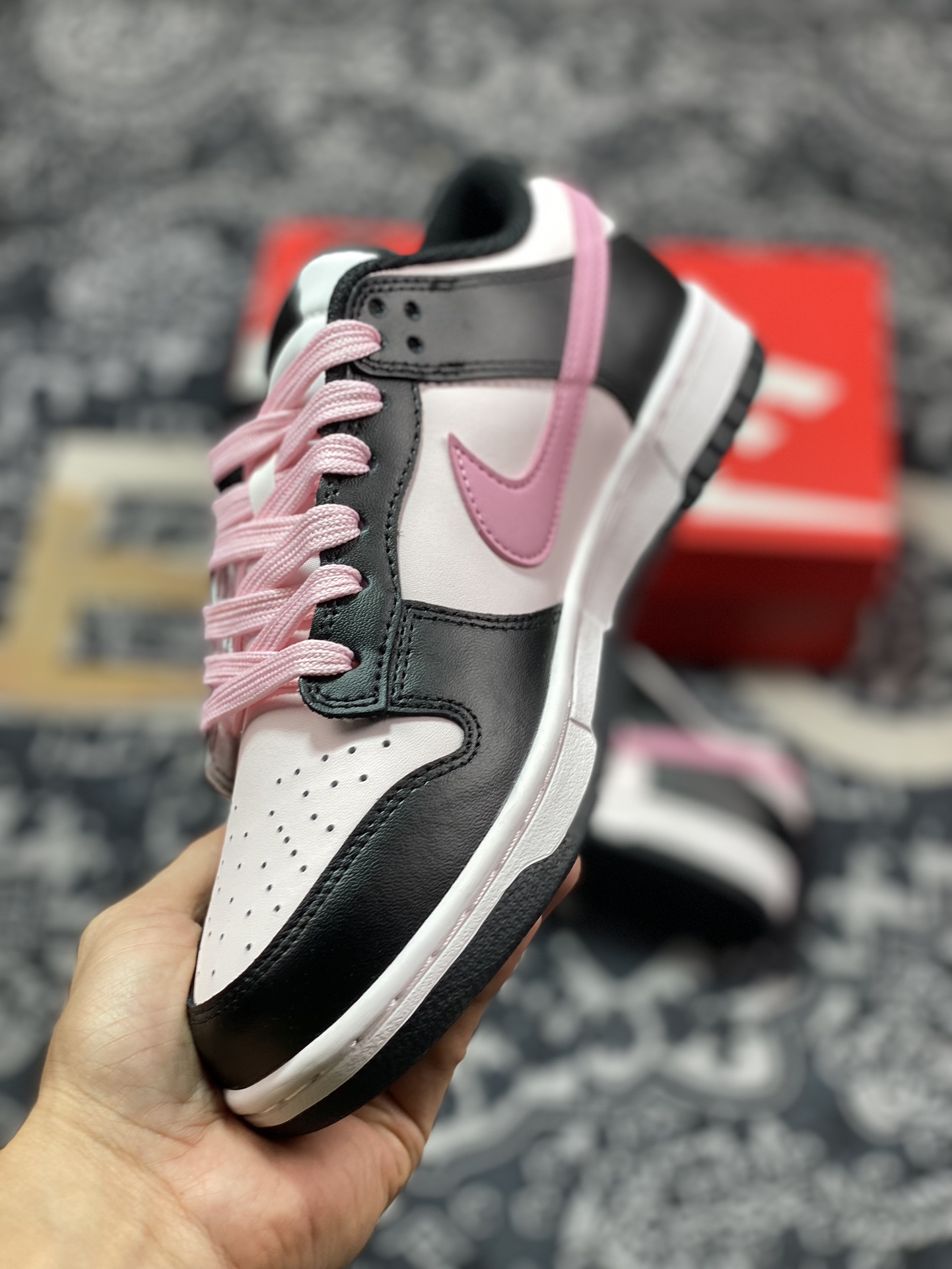 NIKE SB Dunk Low Black Pink 蒸汽木偶 雾野樱花 黑粉 CW1590-100