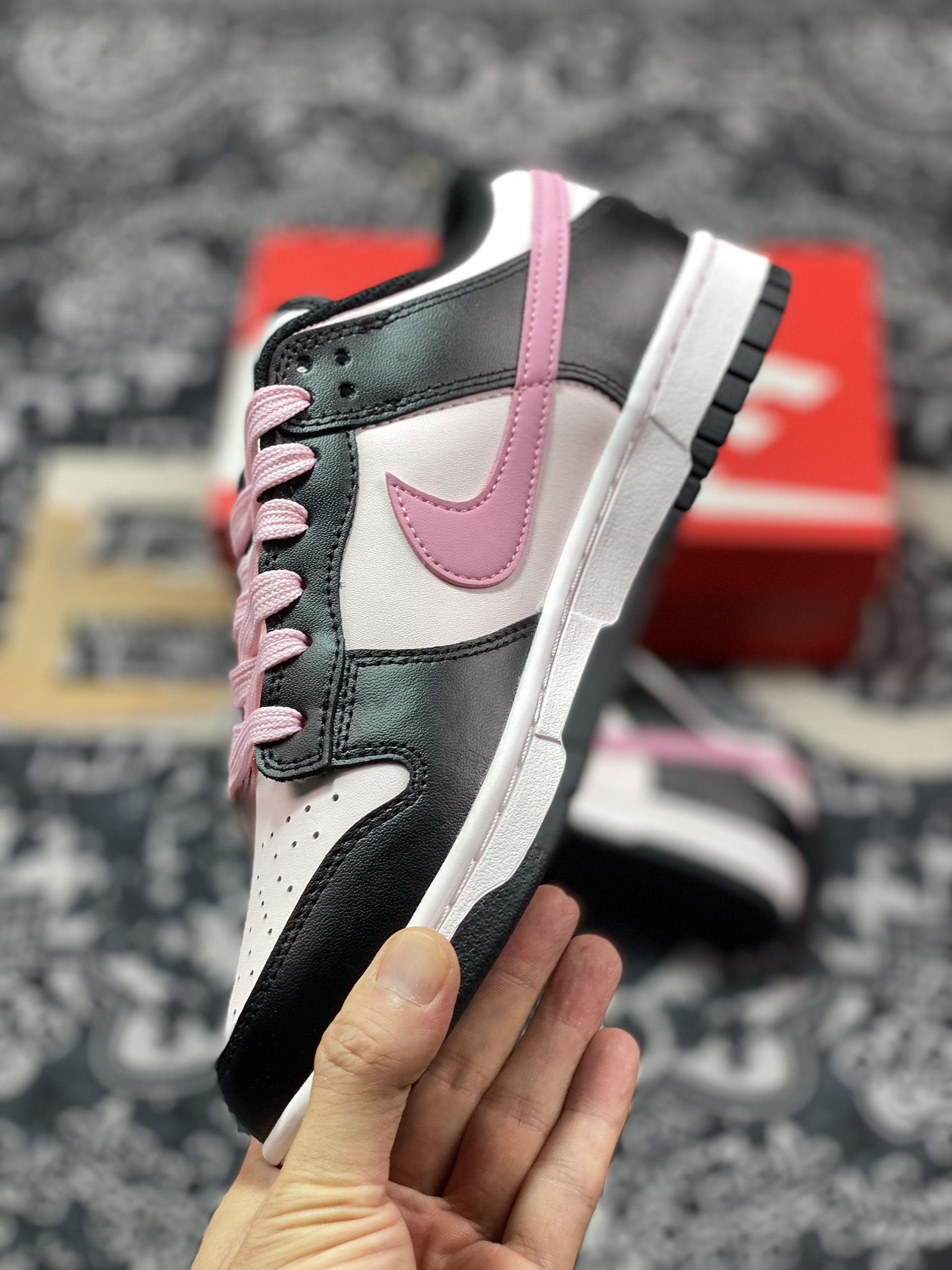 NIKE SB Dunk Low Black Pink 蒸汽木偶 雾野樱花 黑粉 CW1590-100