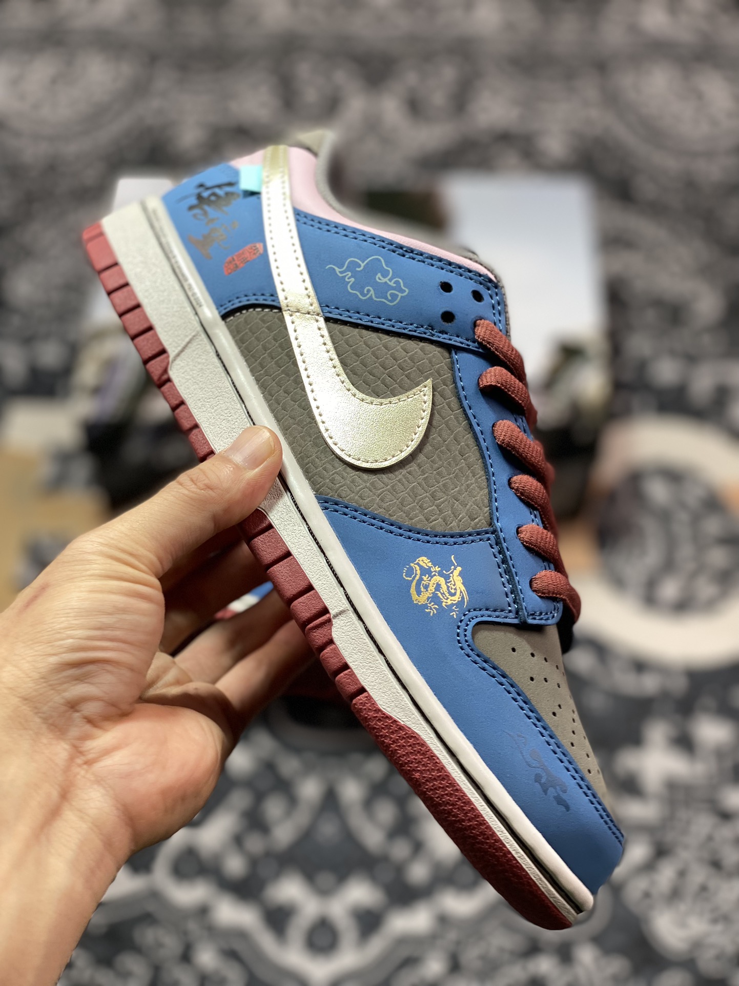 优选 原装级别 NK Dunk SB Low 黑神话悟空 祥云龙纹 S2纯原生产线出品 DV2433-109