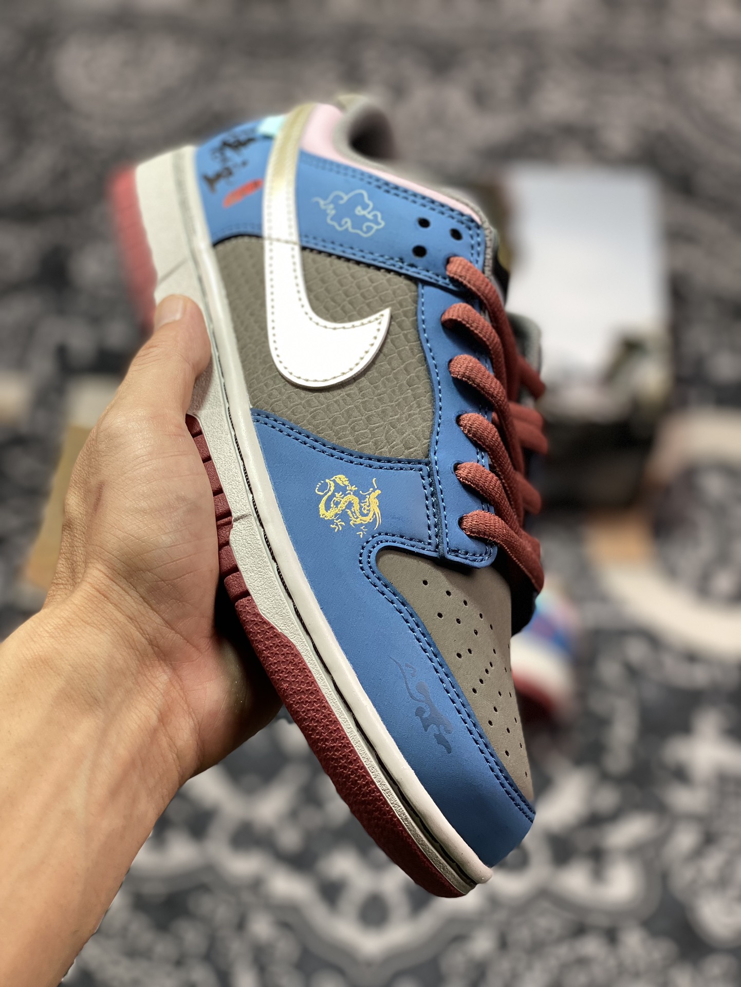 优选 原装级别 NK Dunk SB Low 黑神话悟空 祥云龙纹 S2纯原生产线出品 DV2433-109