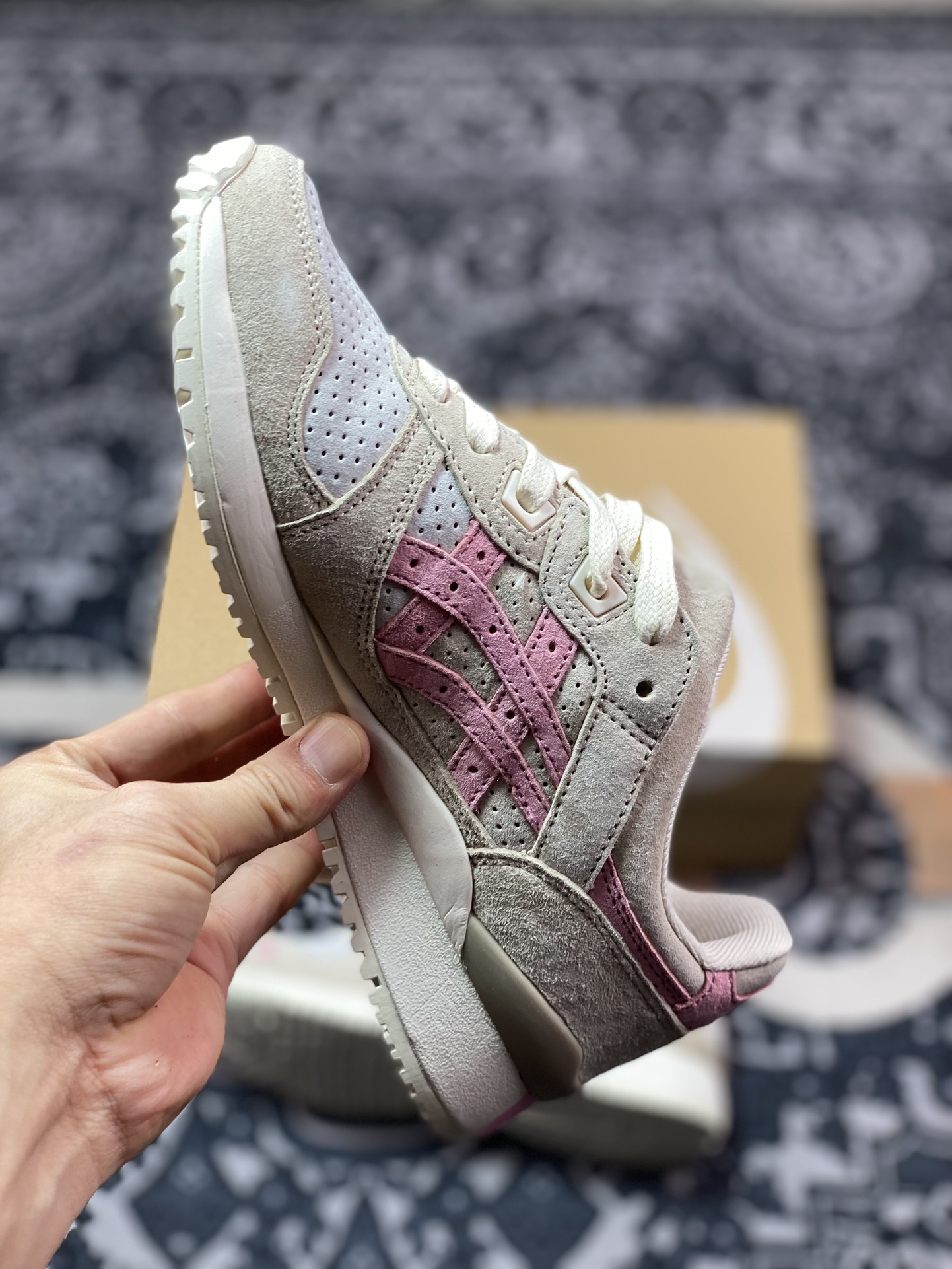 亚瑟士ASICS Gel Lyte III OG”Wood Crepe Blossom”亚瑟士3代系列低帮慢跑鞋“浅卡其木绉花”1201A164-200