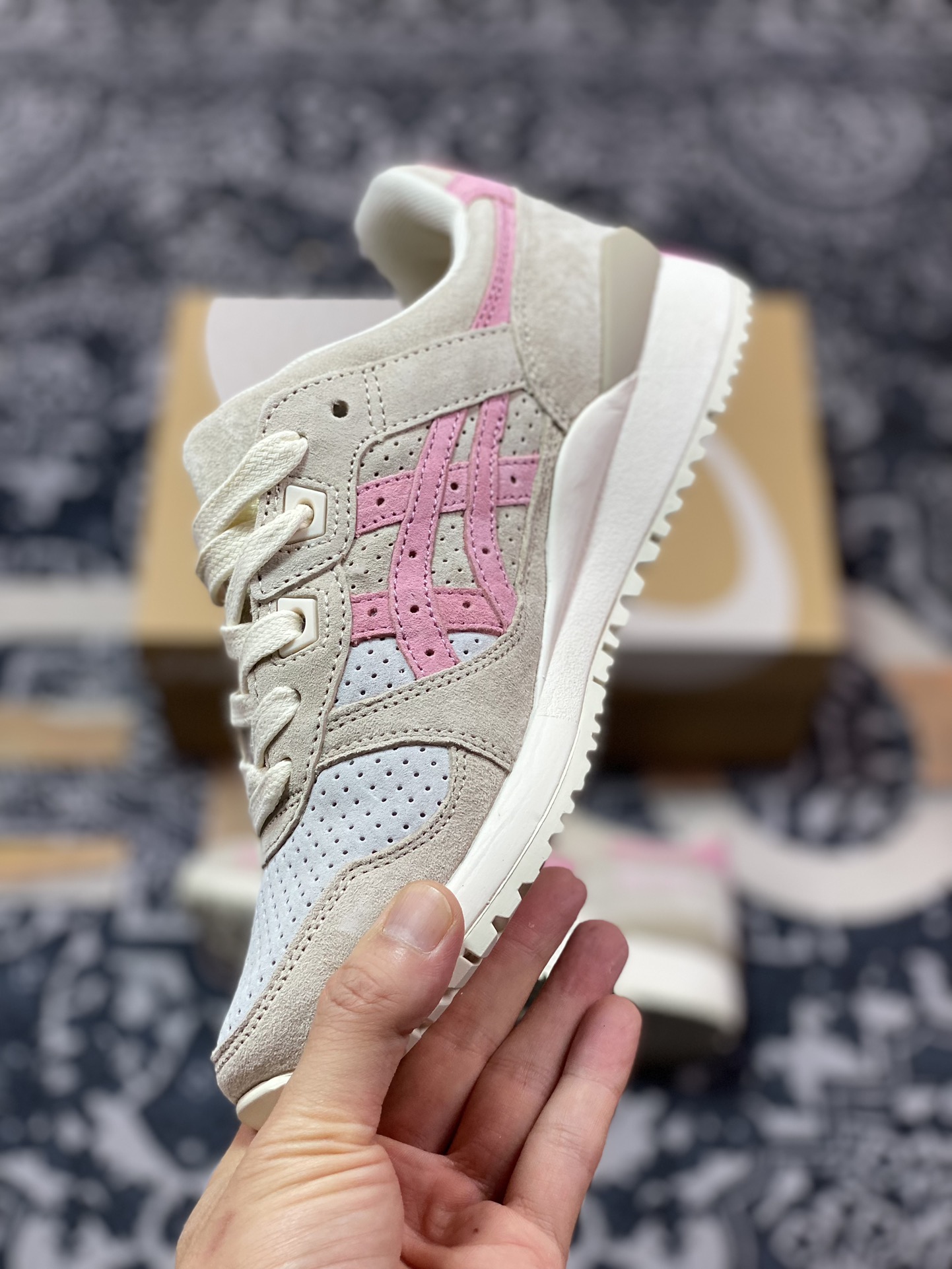 亚瑟士ASICS Gel Lyte III OG”Wood Crepe Blossom”亚瑟士3代系列低帮慢跑鞋“浅卡其木绉花”1201A164-200