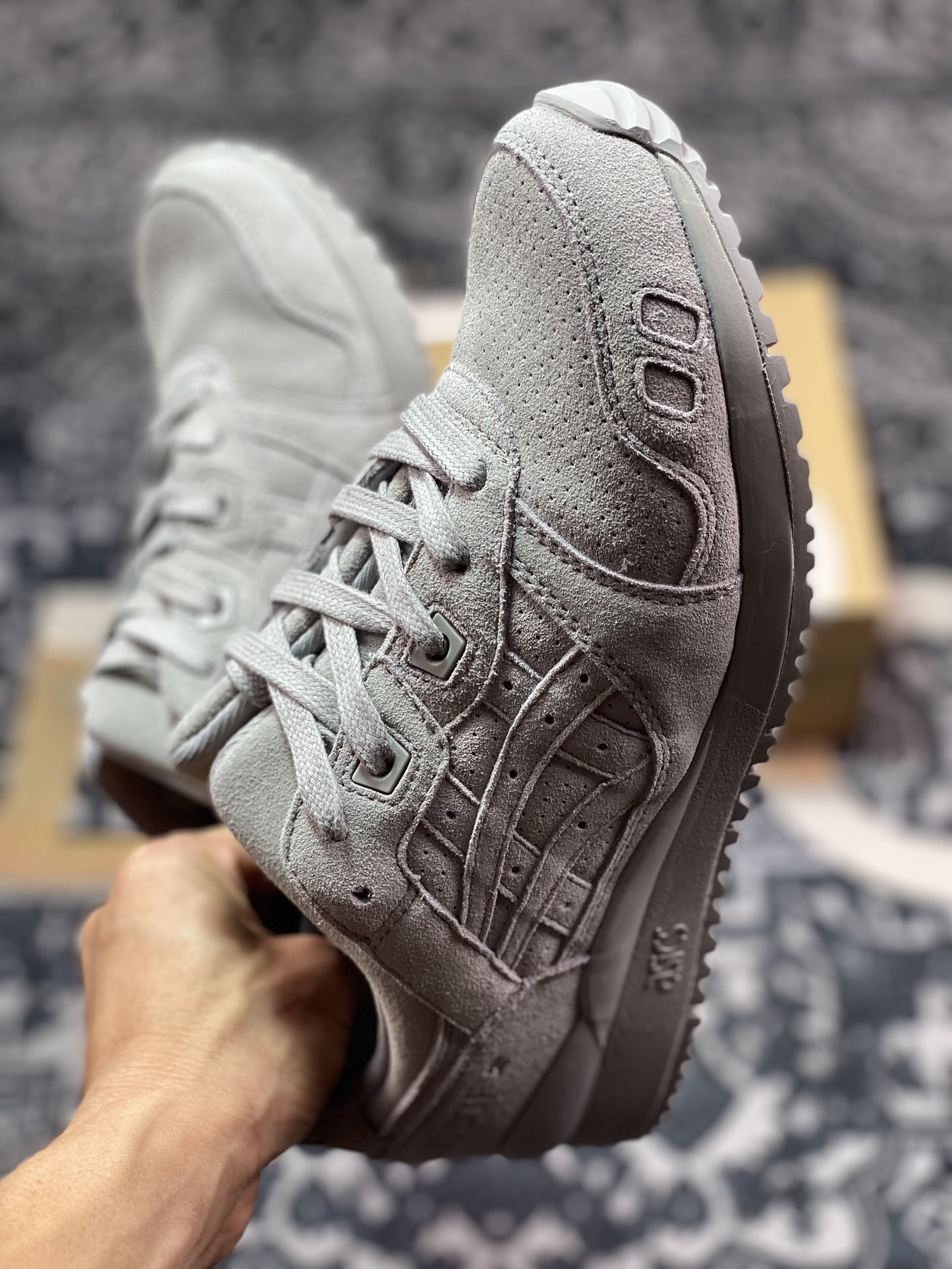 亚瑟士ASICS Gel Lyte III OG”Piedmont Grey”亚瑟士3代系列低帮慢跑鞋“水泥浅灰”1201A050-020