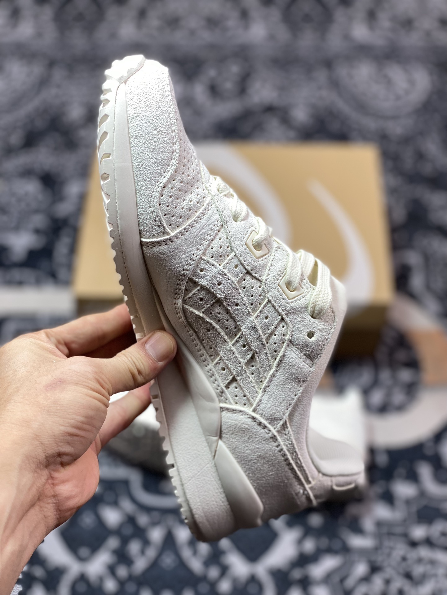 亚瑟士ASICS Gel Lyte III OG”Piedmont Grey”亚瑟士3代系列低帮慢跑鞋“水泥白”1201A050-100