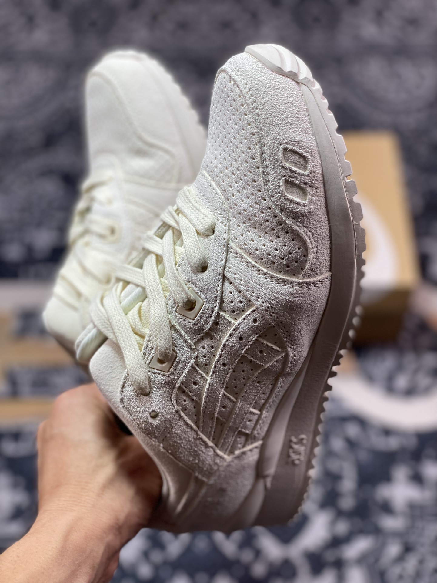 亚瑟士ASICS Gel Lyte III OG”Piedmont Grey”亚瑟士3代系列低帮慢跑鞋“水泥白”1201A050-100