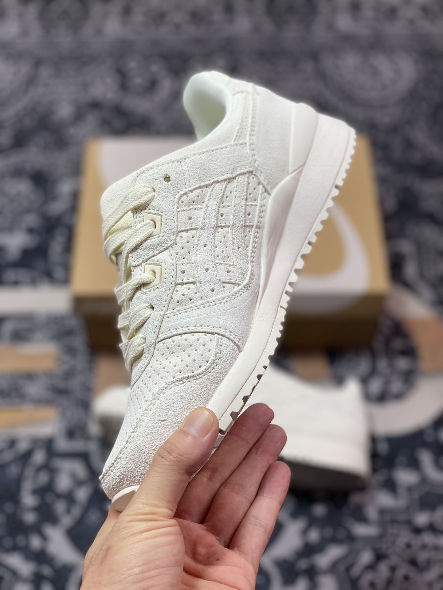 亚瑟士ASICS Gel Lyte III OG”Piedmont Grey”亚瑟士3代系列低帮慢跑鞋“水泥白”1201A050-100