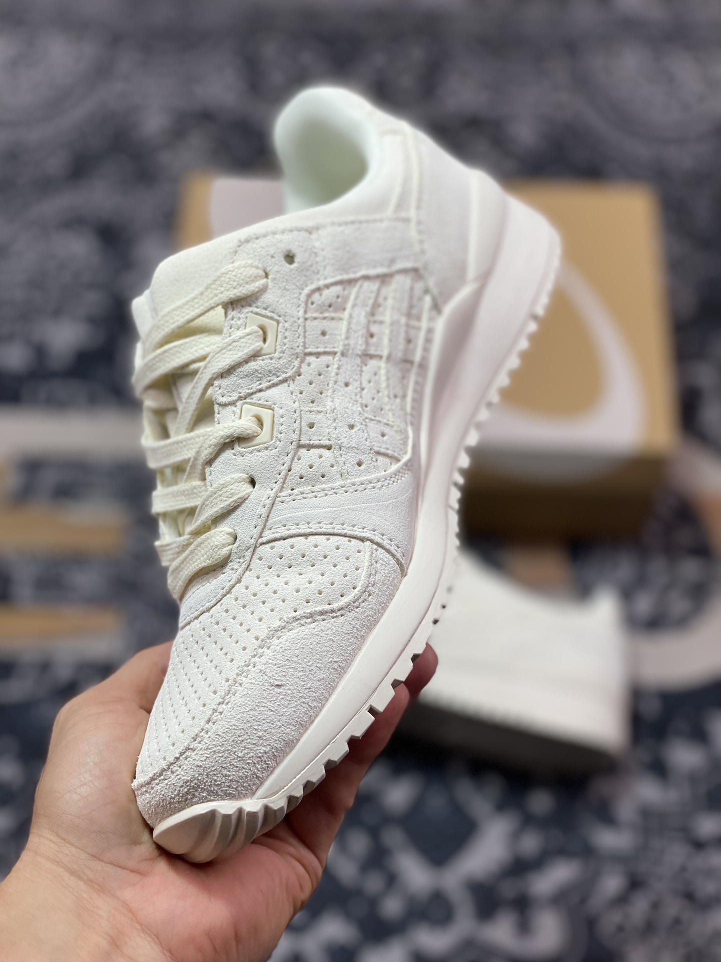 亚瑟士ASICS Gel Lyte III OG”Piedmont Grey”亚瑟士3代系列低帮慢跑鞋“水泥白”1201A050-100