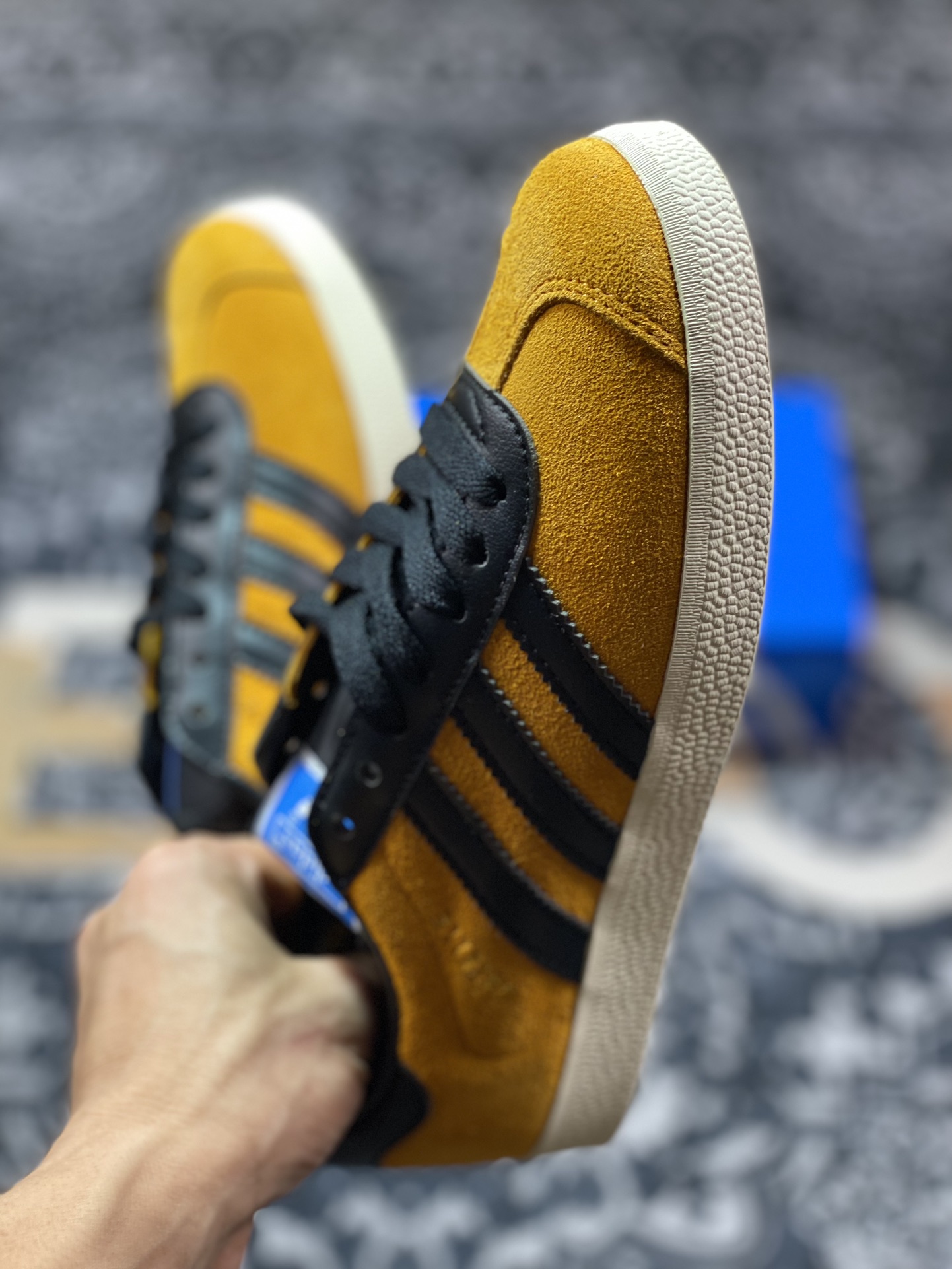 阿迪达斯Adidas Originals Gazelle 90”75 Anniversary”羚羊90复刻版系列板鞋“旧黄黑金75周年版”JP5283