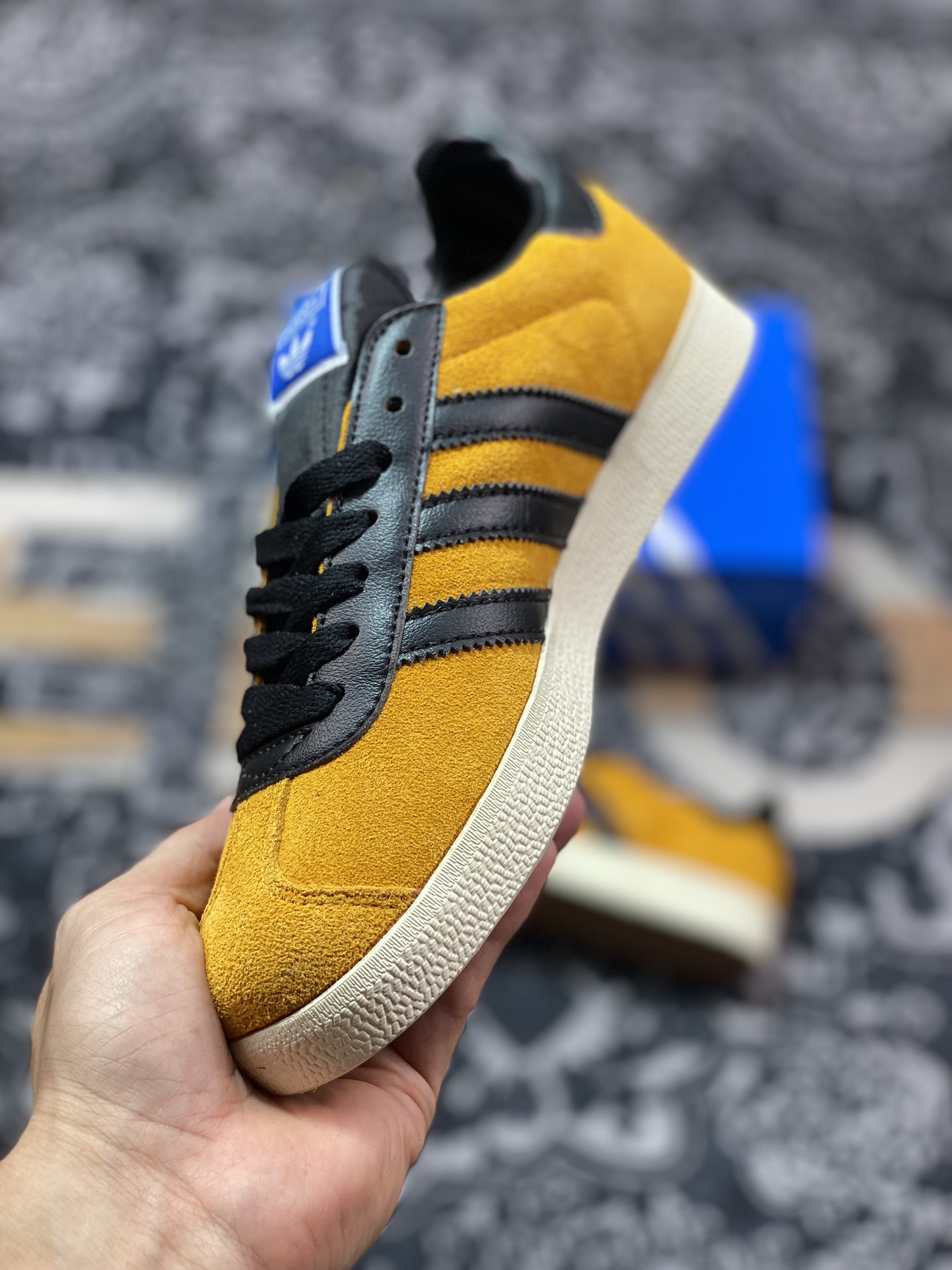 阿迪达斯Adidas Originals Gazelle 90”75 Anniversary”羚羊90复刻版系列板鞋“旧黄黑金75周年版”JP5283