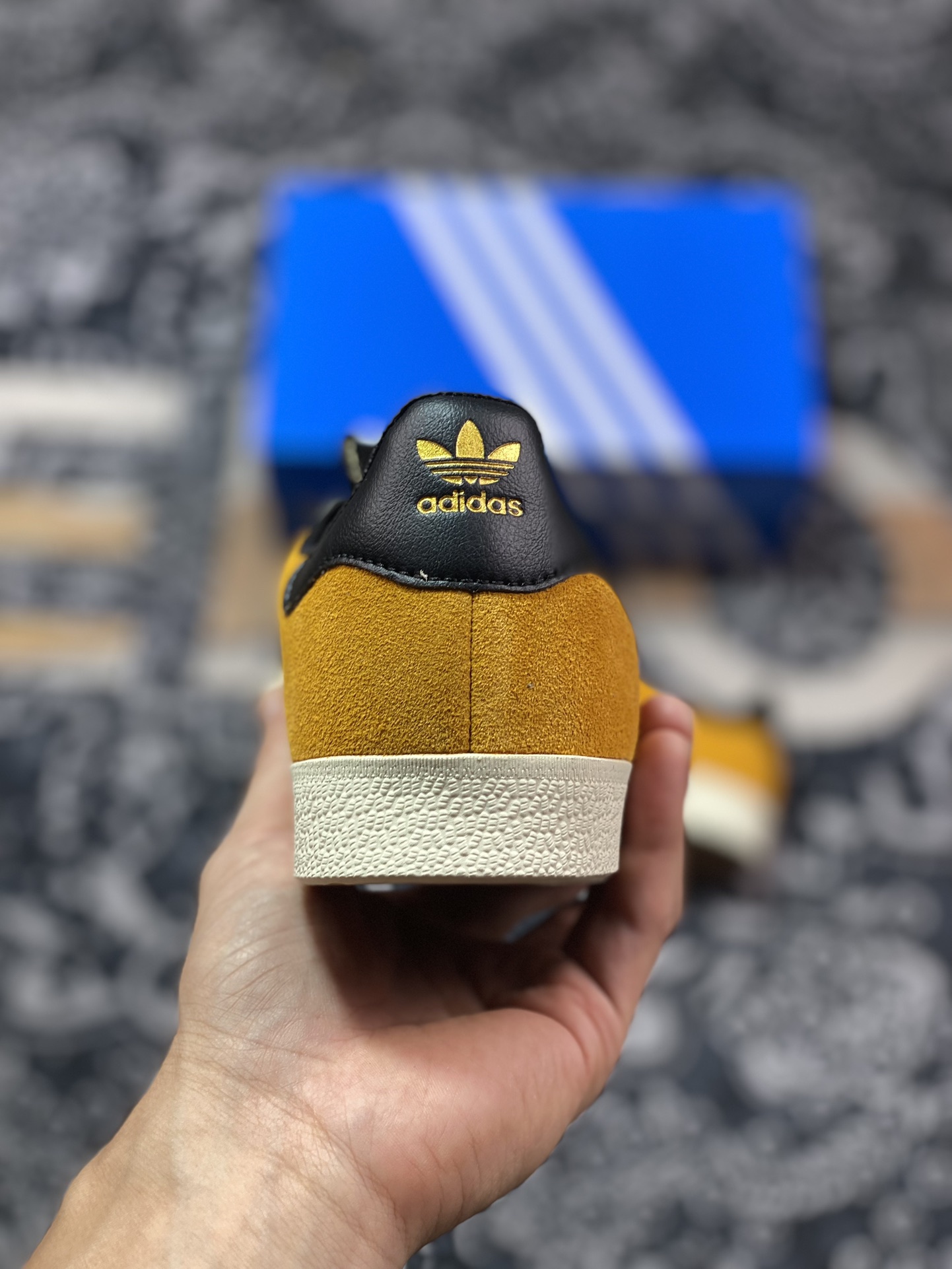 阿迪达斯Adidas Originals Gazelle 90”75 Anniversary”羚羊90复刻版系列板鞋“旧黄黑金75周年版”JP5283