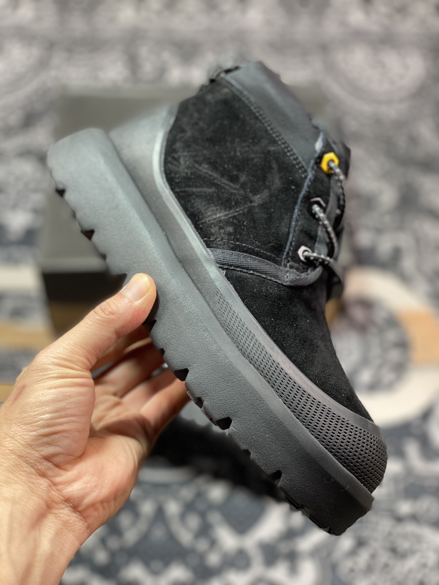 UGG M Neumel Weather Hybrid 纽姆防水混合系列中帮鼠靴“加绒全黑”1143991-BBLC