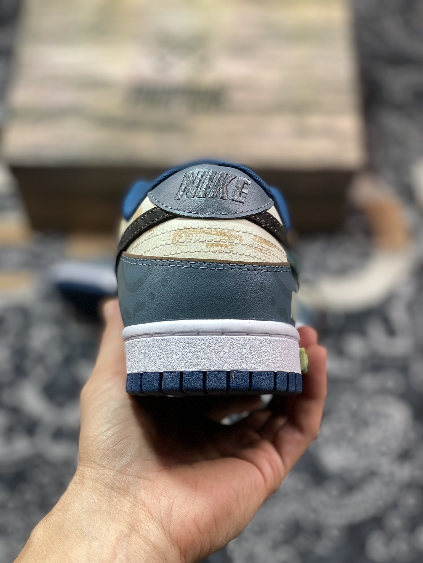 Nk Dunk Low 熊猫恶作剧 航海时代 探浪寻 米蓝黑 低帮休闲板鞋 DD1391-400