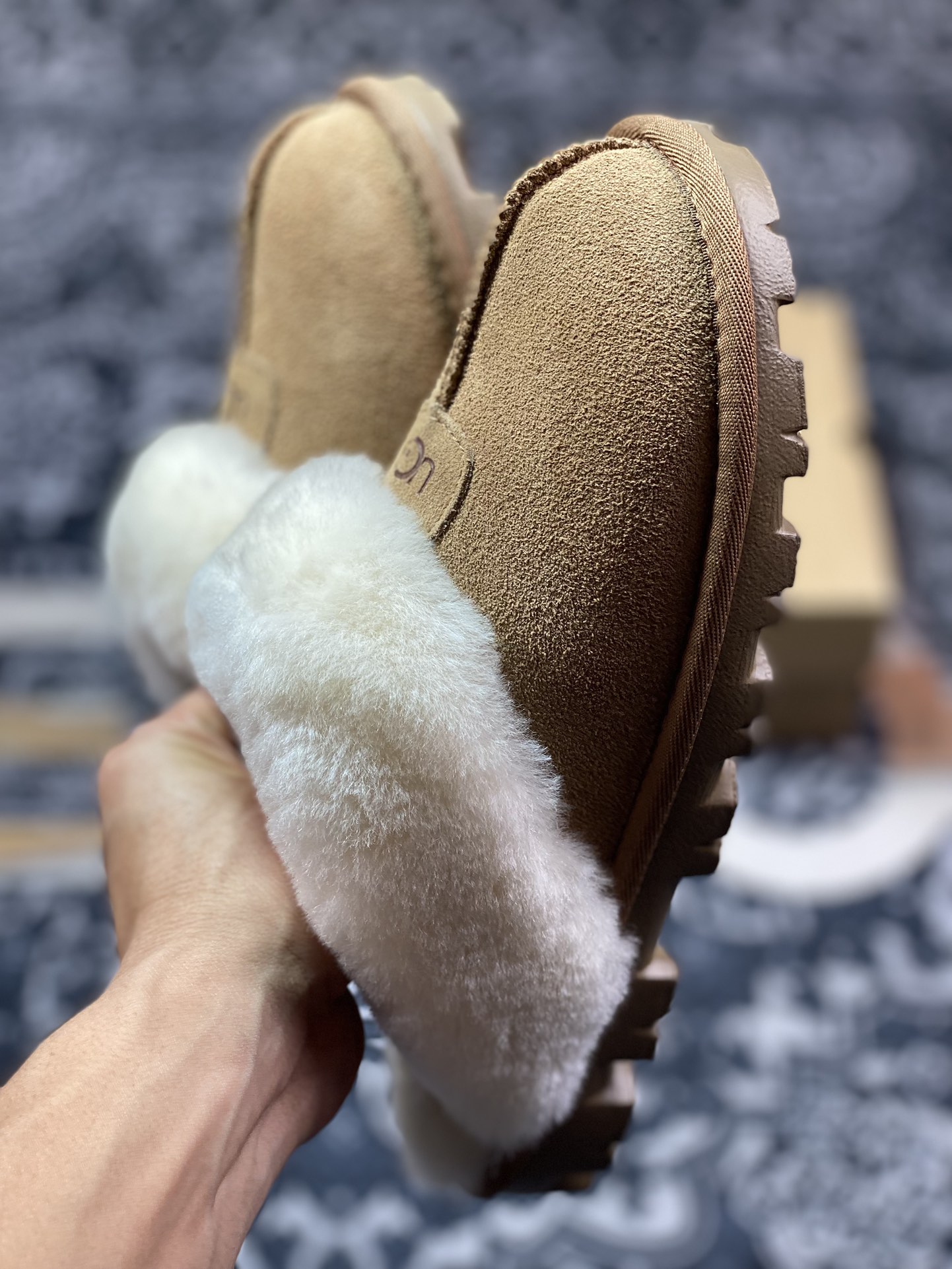 UGG W Classic Coquette Clog Slipper II 科凯特2.0系列时尚半拖鞋“可乐深棕加绒”5125-CHE