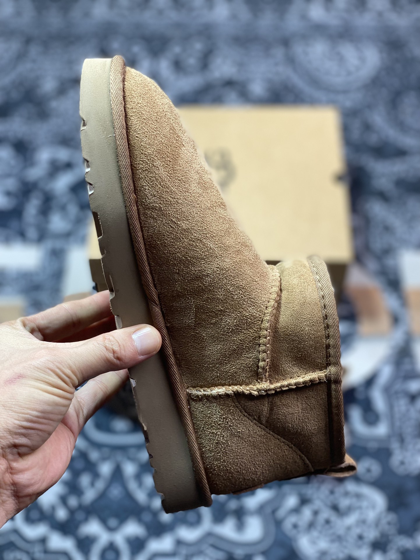 美国轻奢品牌UGG W Classic Mini II 经典迷你2.0系列短筒休闲百搭短靴“栗子棕加绒”1016222-CHE