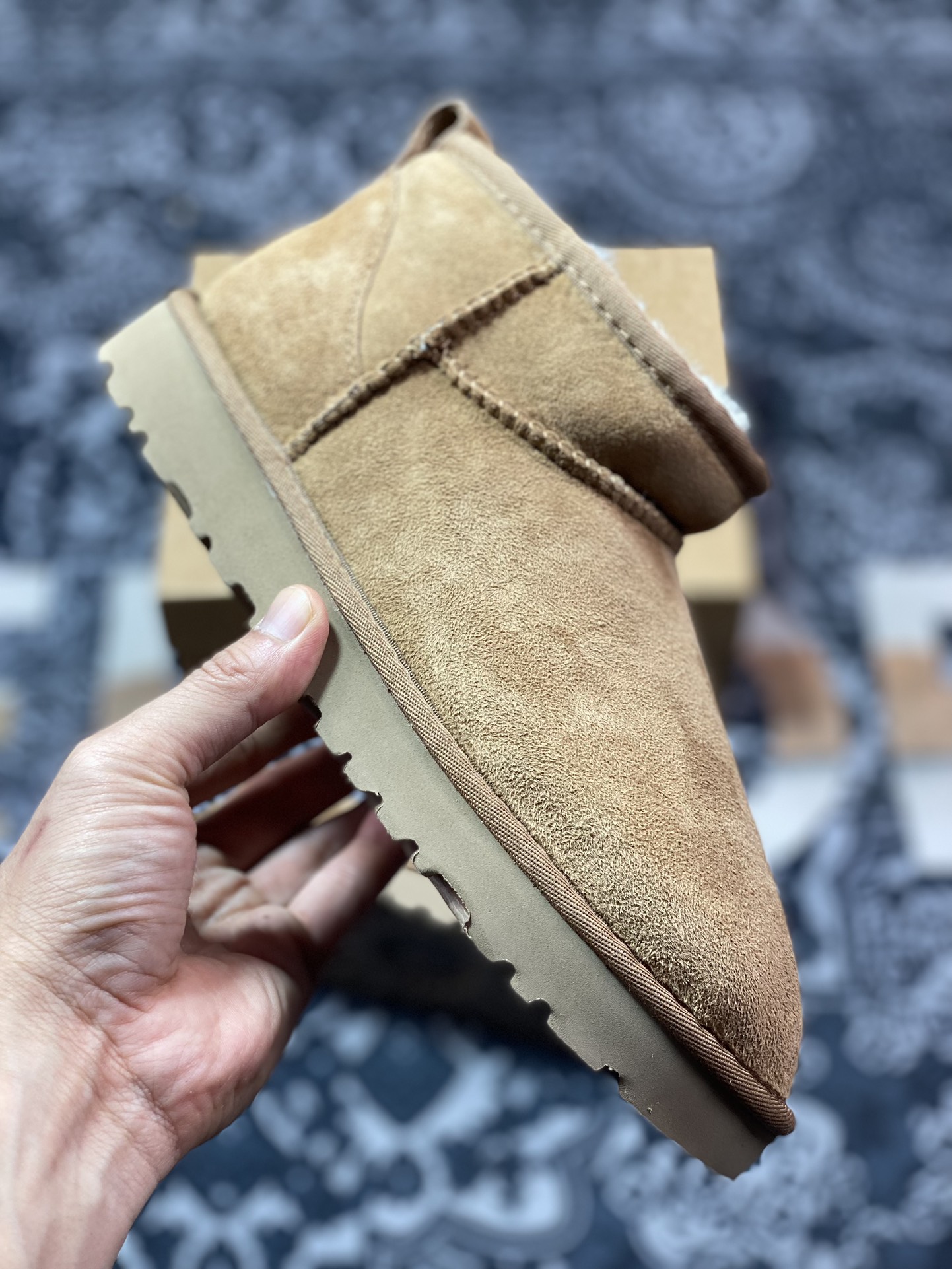 美国轻奢品牌UGG W Classic Mini II 经典迷你2.0系列短筒休闲百搭短靴“栗子棕加绒”1016222-CHE