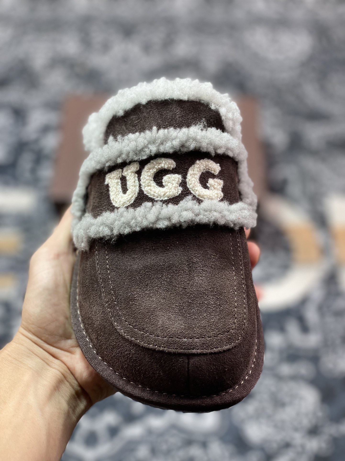 UGG W Classic Coquette Clog Slipper II 科凯特2.0系列时尚半拖鞋“咖啡棕加绒”OB938/CHOCOLATE