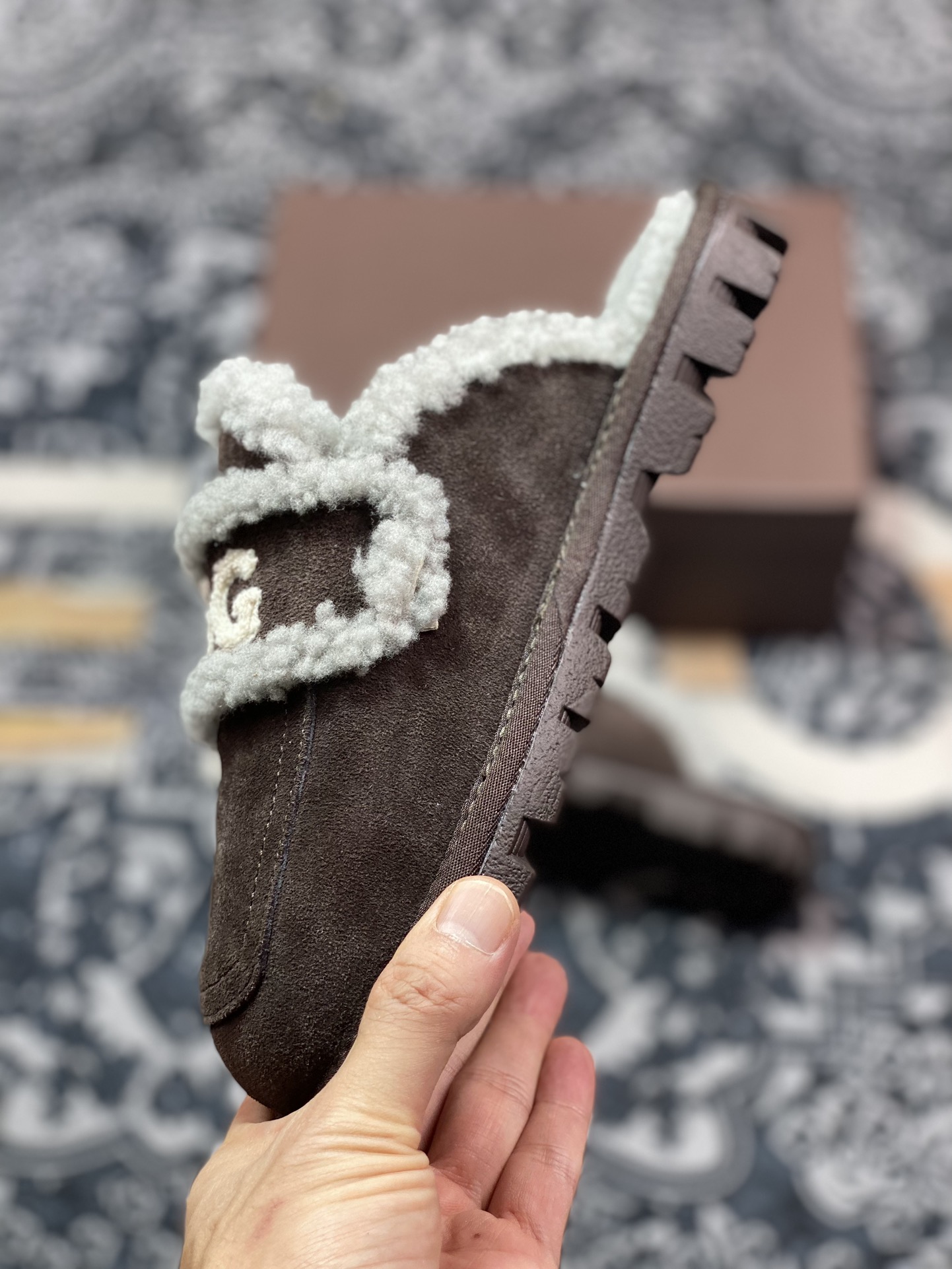 UGG W Classic Coquette Clog Slipper II 科凯特2.0系列时尚半拖鞋“咖啡棕加绒”OB938/CHOCOLATE