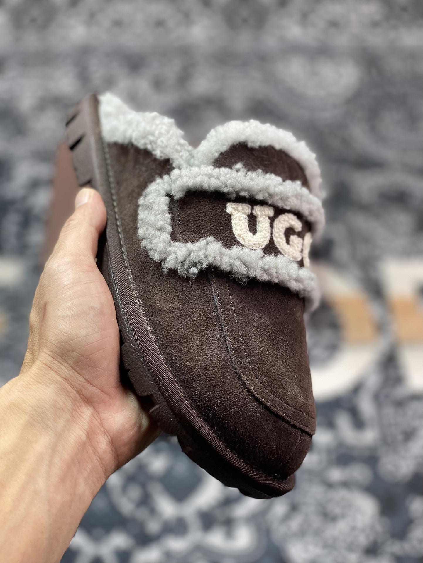 UGG W Classic Coquette Clog Slipper II 科凯特2.0系列时尚半拖鞋“咖啡棕加绒”OB938/CHOCOLATE