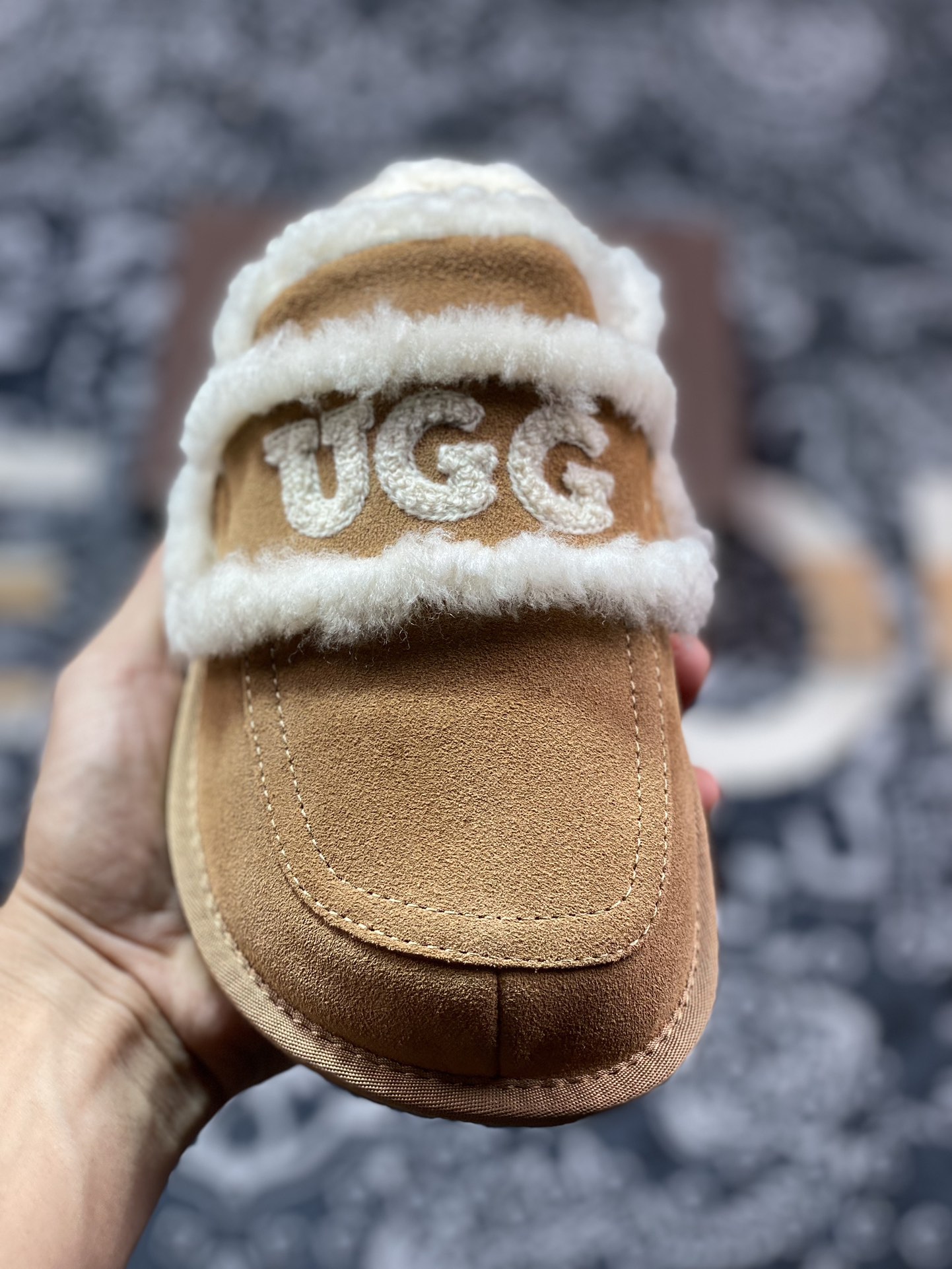 UGG W Classic Coquette Clog Slipper II 科凯特2.0系列时尚半拖鞋“栗子棕加绒”OB938/CHE