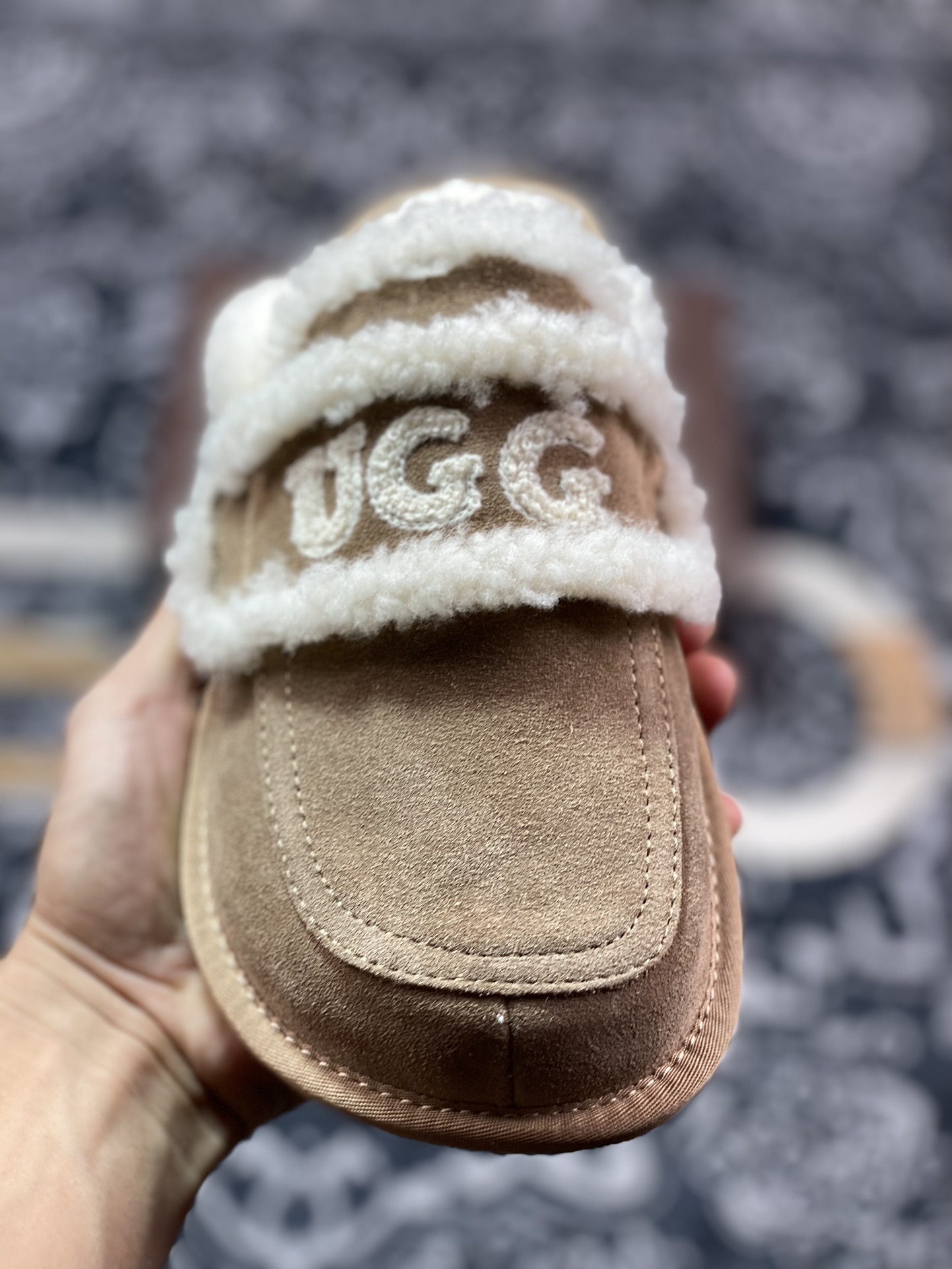 UGG W Classic Coquette Clog Slipper II 科凯特半拖鞋“深卡其加绒”OB938/KHAKI