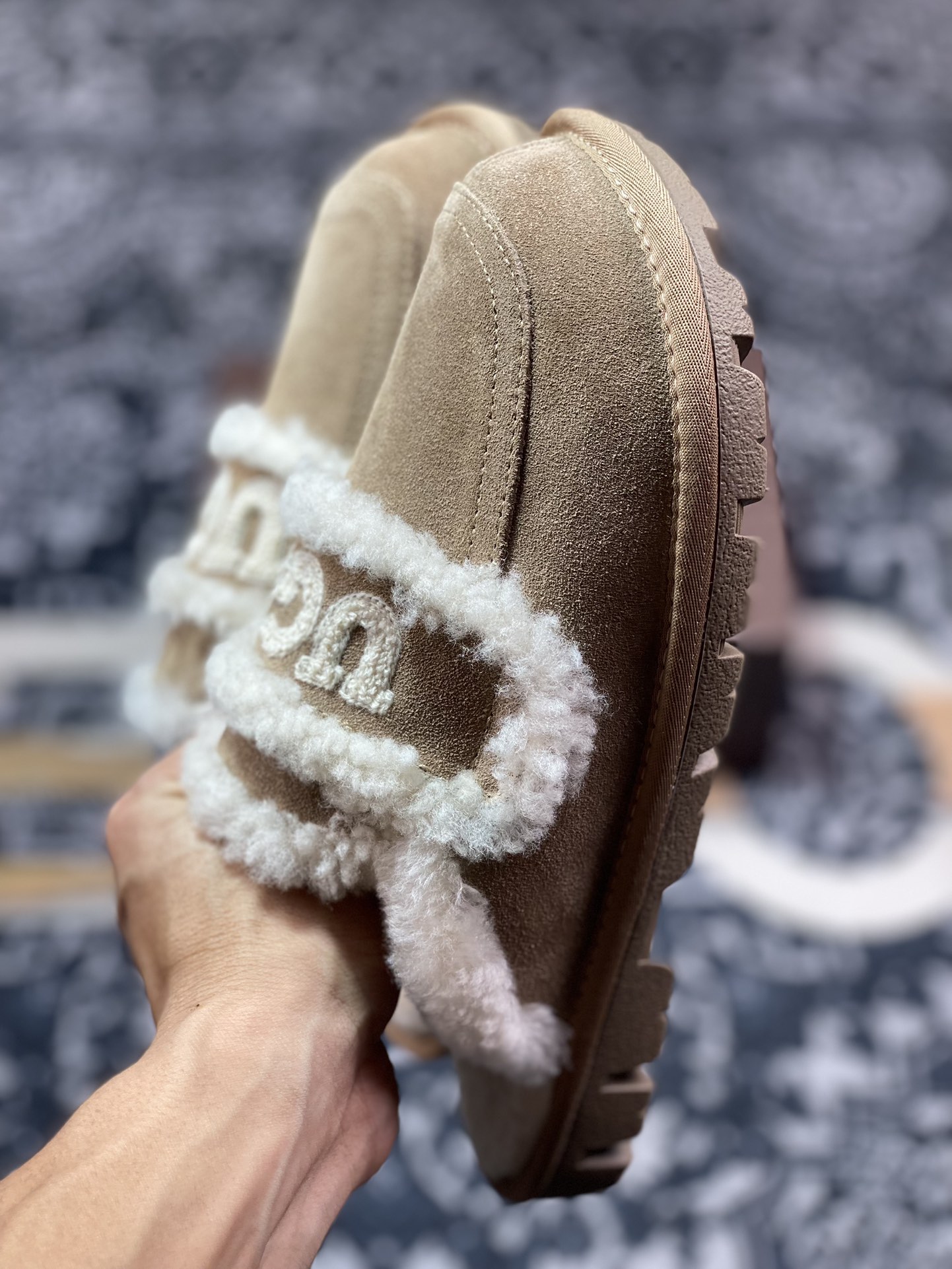 UGG W Classic Coquette Clog Slipper II 科凯特半拖鞋“深卡其加绒”OB938/KHAKI