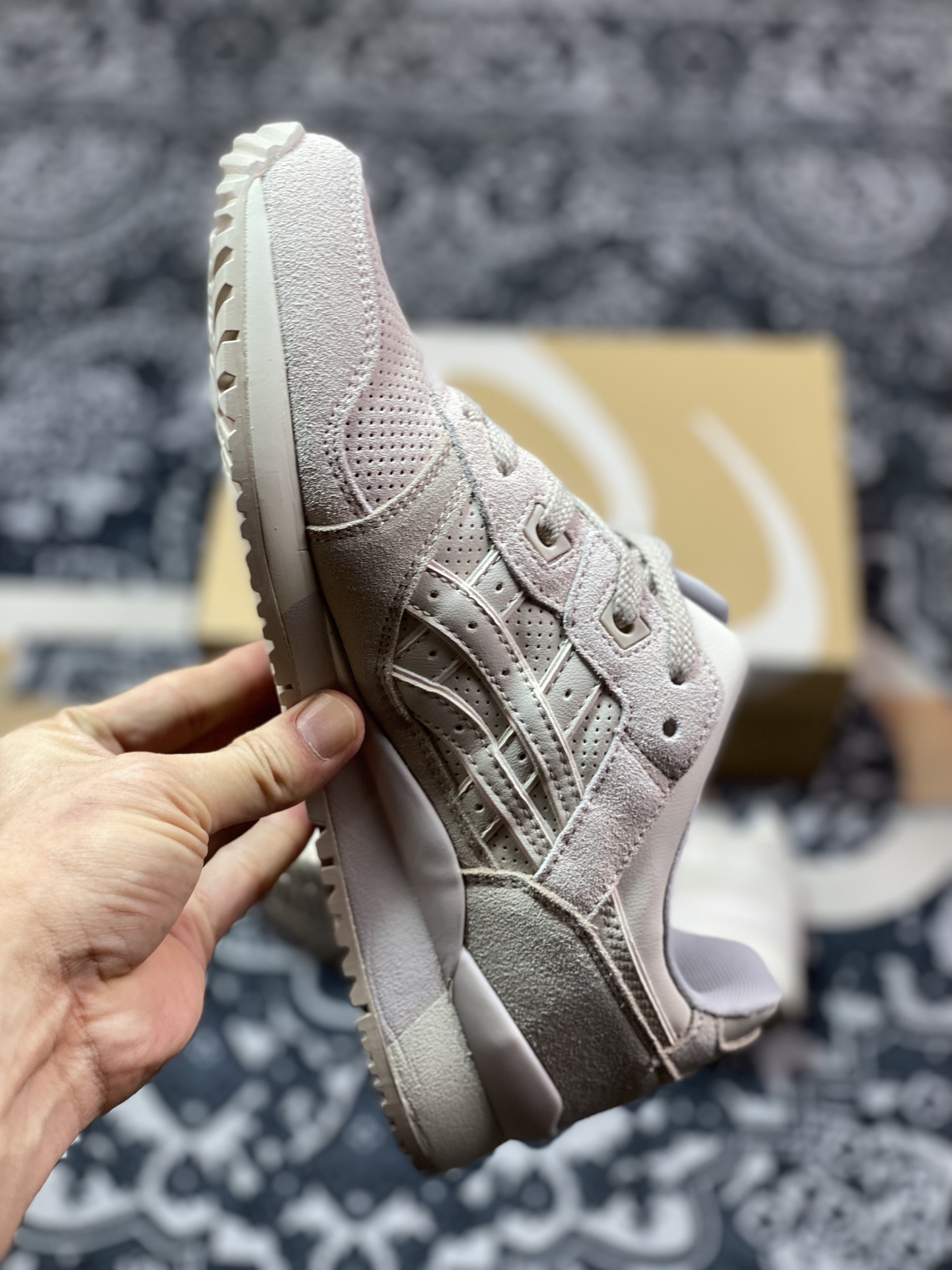 亚瑟士ASICS Gel Lyte III OG”Mineral Beige”亚瑟士3代系列低帮经典复古休闲运动慢跑鞋“矿物米灰”1201A762-250