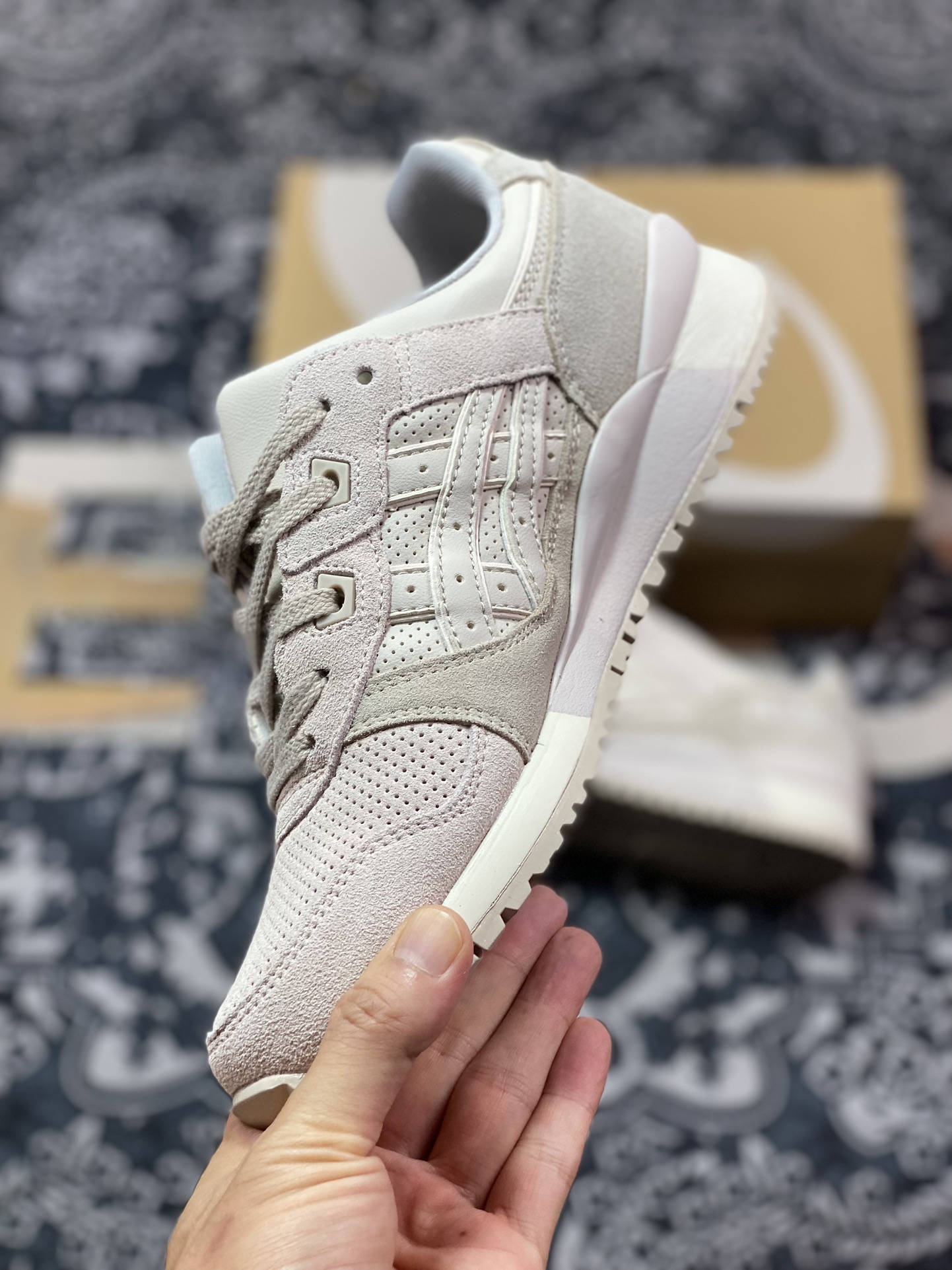 亚瑟士ASICS Gel Lyte III OG”Mineral Beige”亚瑟士3代系列低帮经典复古休闲运动慢跑鞋“矿物米灰”1201A762-250