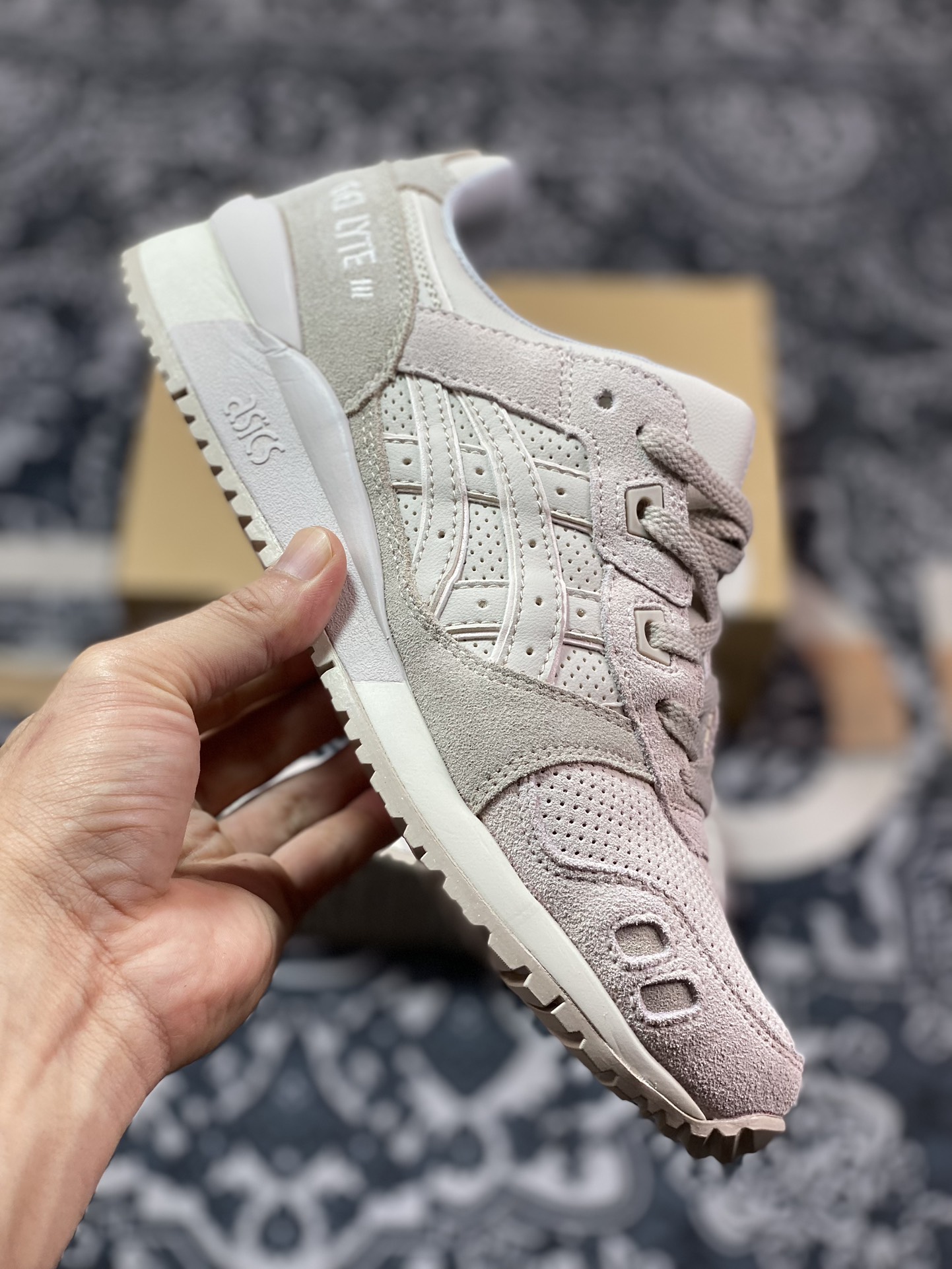 亚瑟士ASICS Gel Lyte III OG”Mineral Beige”亚瑟士3代系列低帮经典复古休闲运动慢跑鞋“矿物米灰”1201A762-250