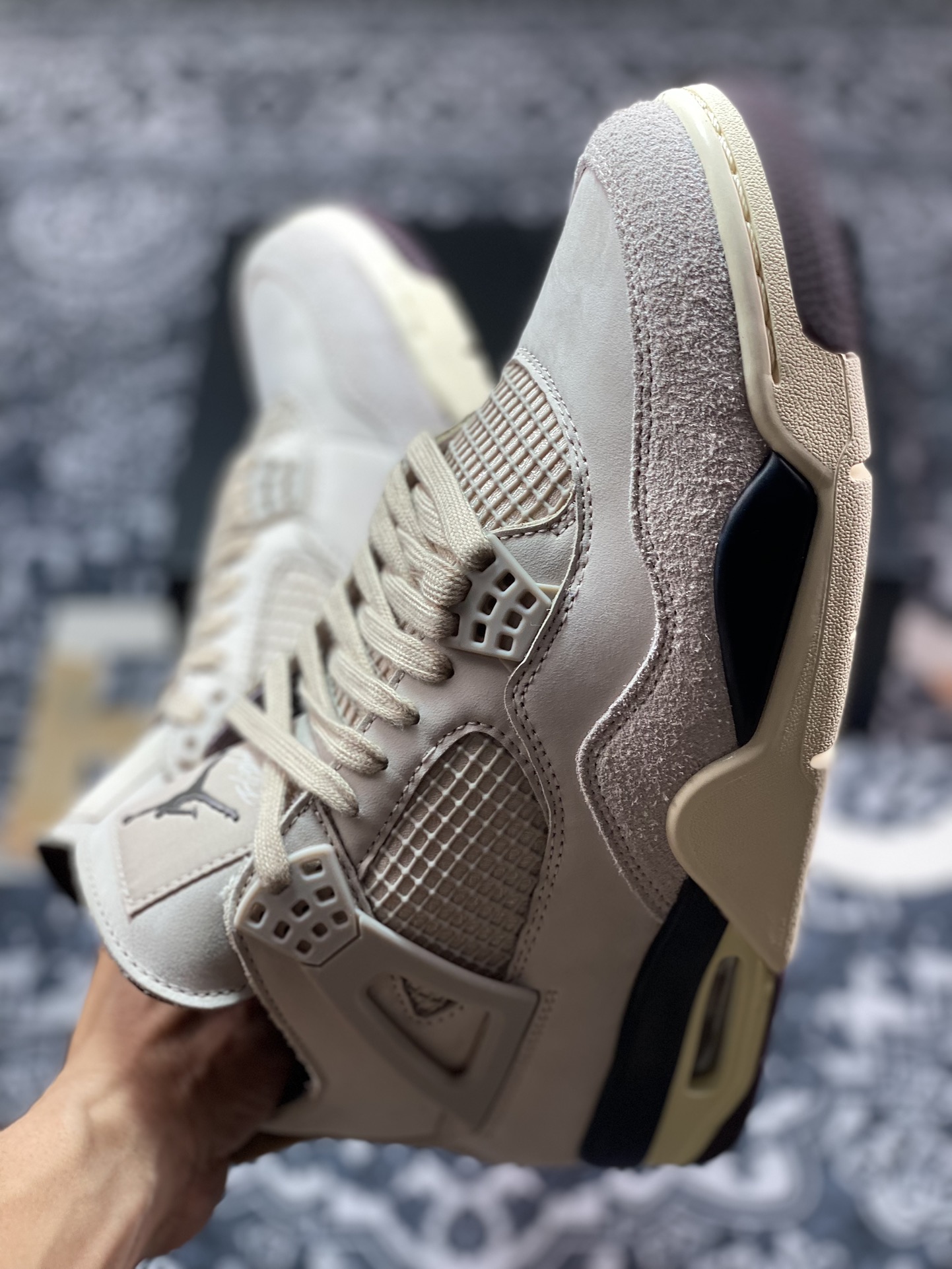 A Ma Maniére x Air Jordan AJ4 Retro SP”Violet Ore” AMM联名淡粉 FZ4810-200