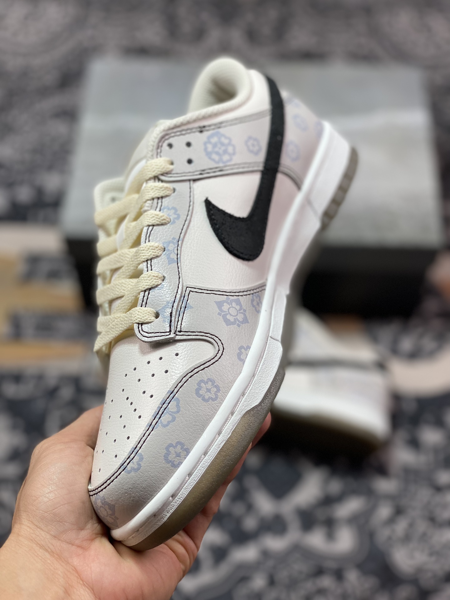 NK Dunk Low 叁次实验室 古唐印花 定制系列天花板 FJ4188-001