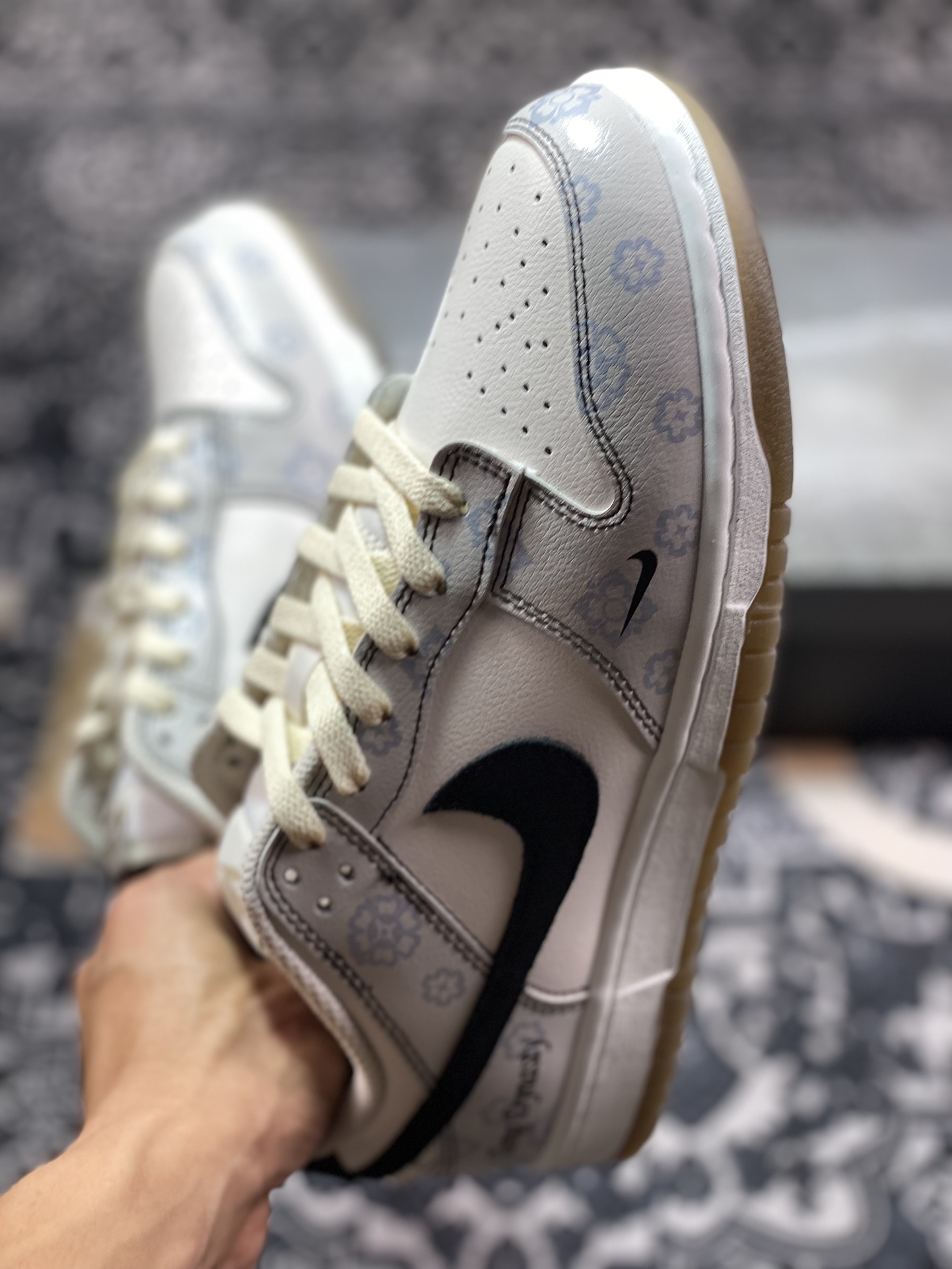 NK Dunk Low 叁次实验室 古唐印花 定制系列天花板 FJ4188-001