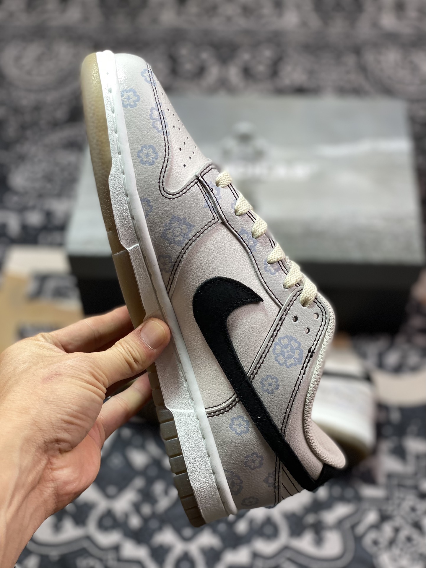 NK Dunk Low 叁次实验室 古唐印花 定制系列天花板 FJ4188-001