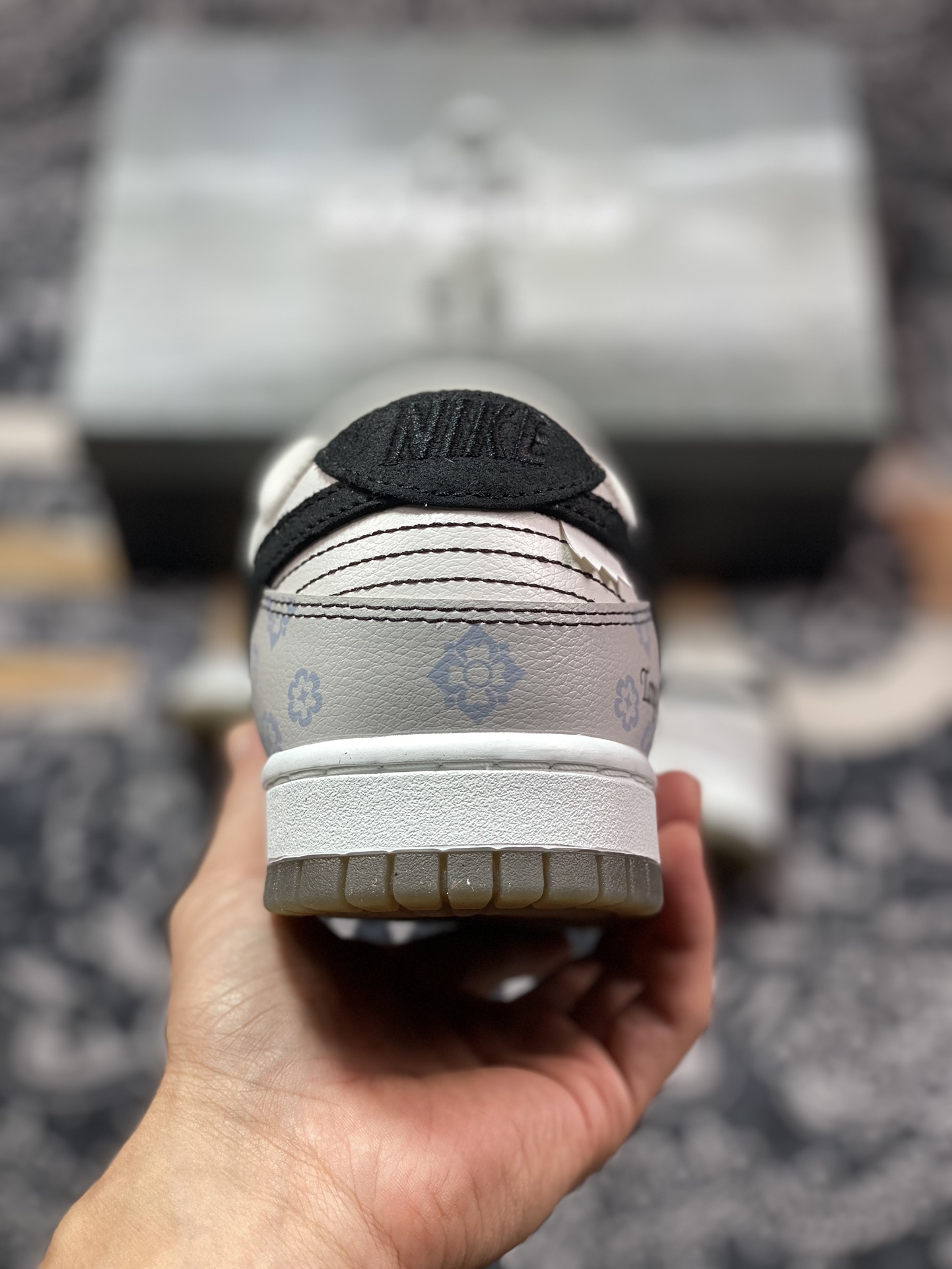 NK Dunk Low 叁次实验室 古唐印花 定制系列天花板 FJ4188-001