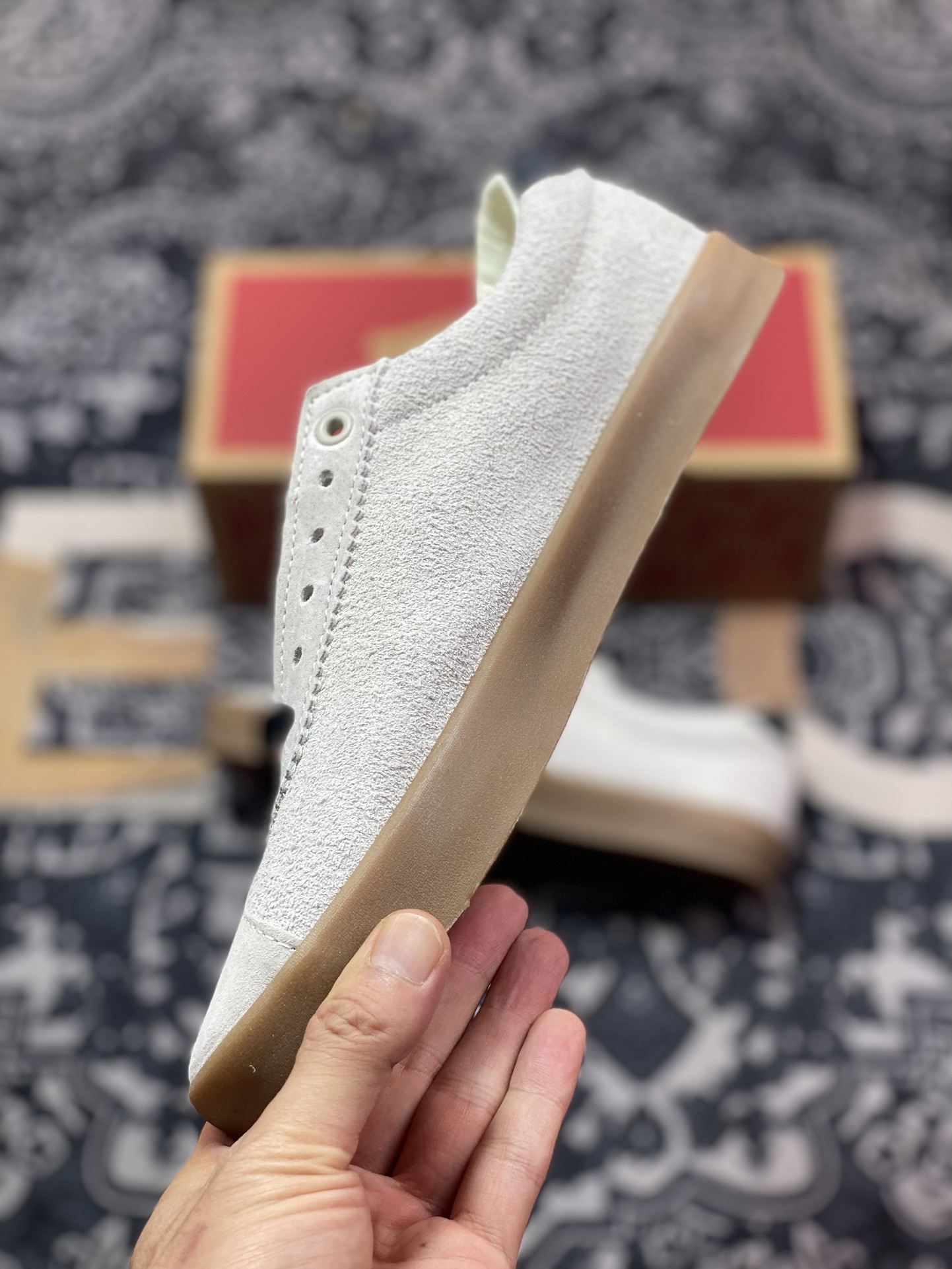 Vans Epoch Sport LX黑棕/米棕 全麂皮低帮复古休闲硫化鞋