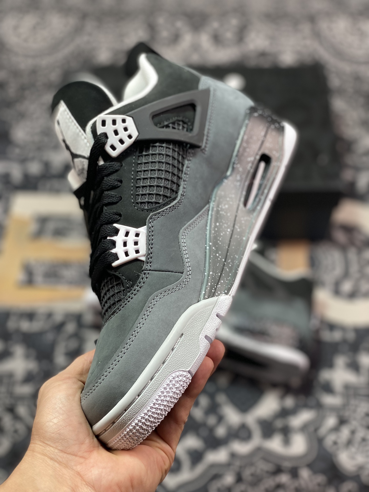 Air Jordan 4 ”Fear” AJ4 乔4恐惧套装2024版本复刻篮球鞋 FQ8138-002