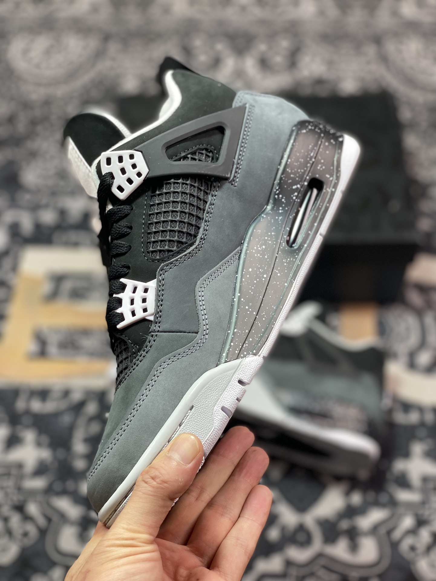 Air Jordan 4 ”Fear” AJ4 乔4恐惧套装2024版本复刻篮球鞋 FQ8138-002