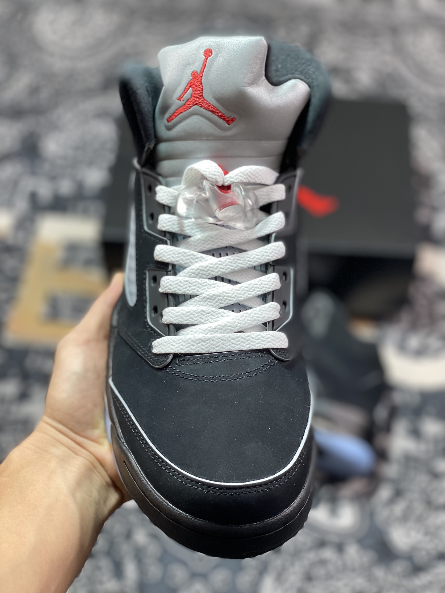 纯原版本 Air Jordan 5 Retro ” Black Metallic Reimagined ” AJ5乔5 男子文化篮球鞋 HF3975-001