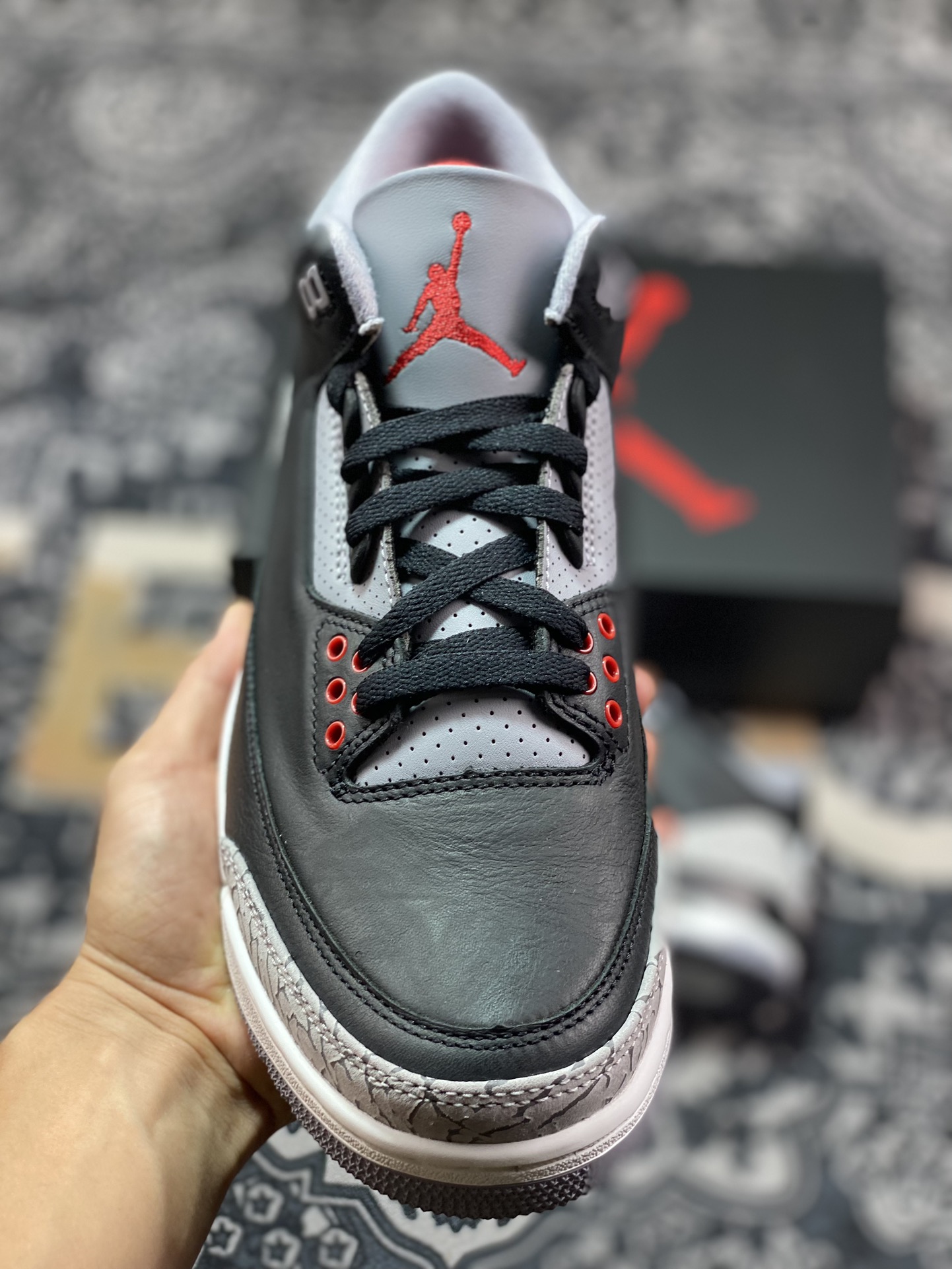 Y3 Air Jordan 3 复刻黑水泥 DN3707-010