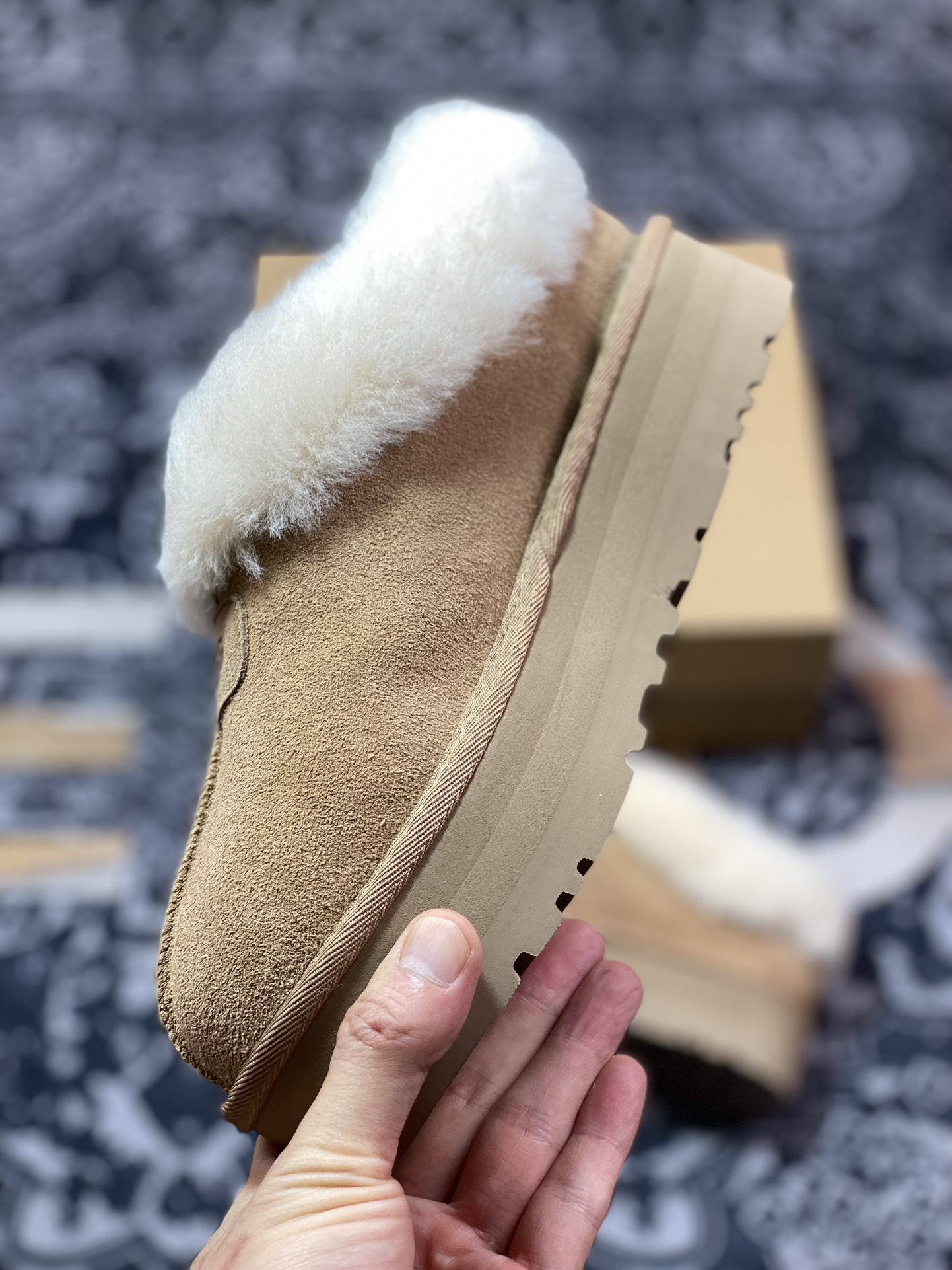 UGG W Nita 大喜庆 厚底 低帮雪地靴 严寒送暖来了