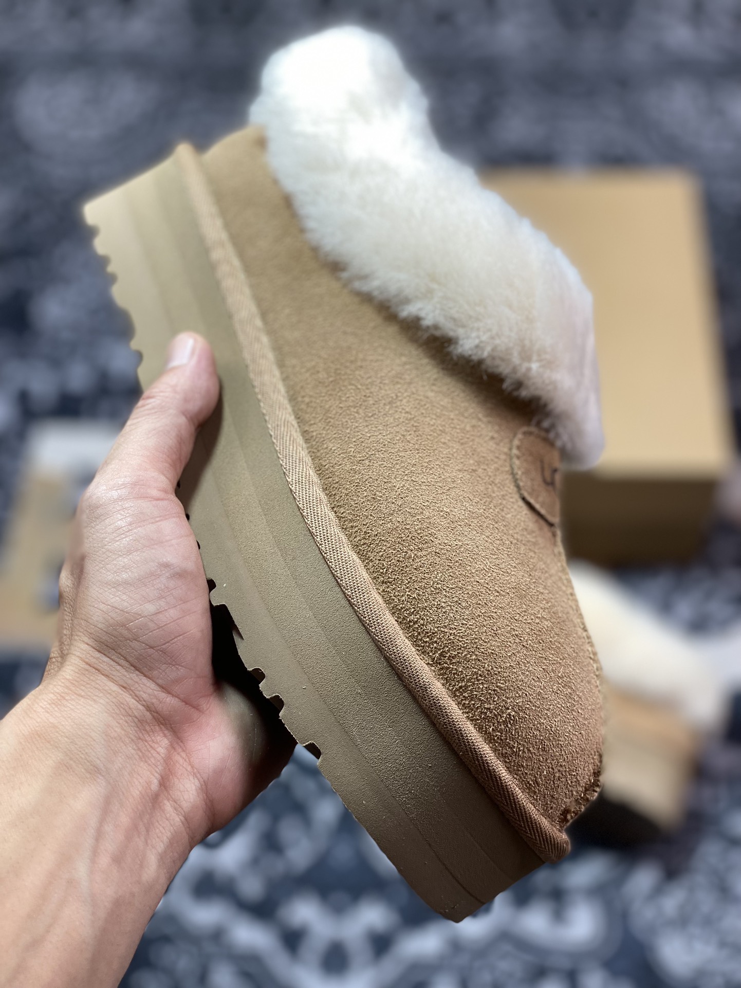 UGG W Nita 大喜庆 厚底 低帮雪地靴 严寒送暖来了